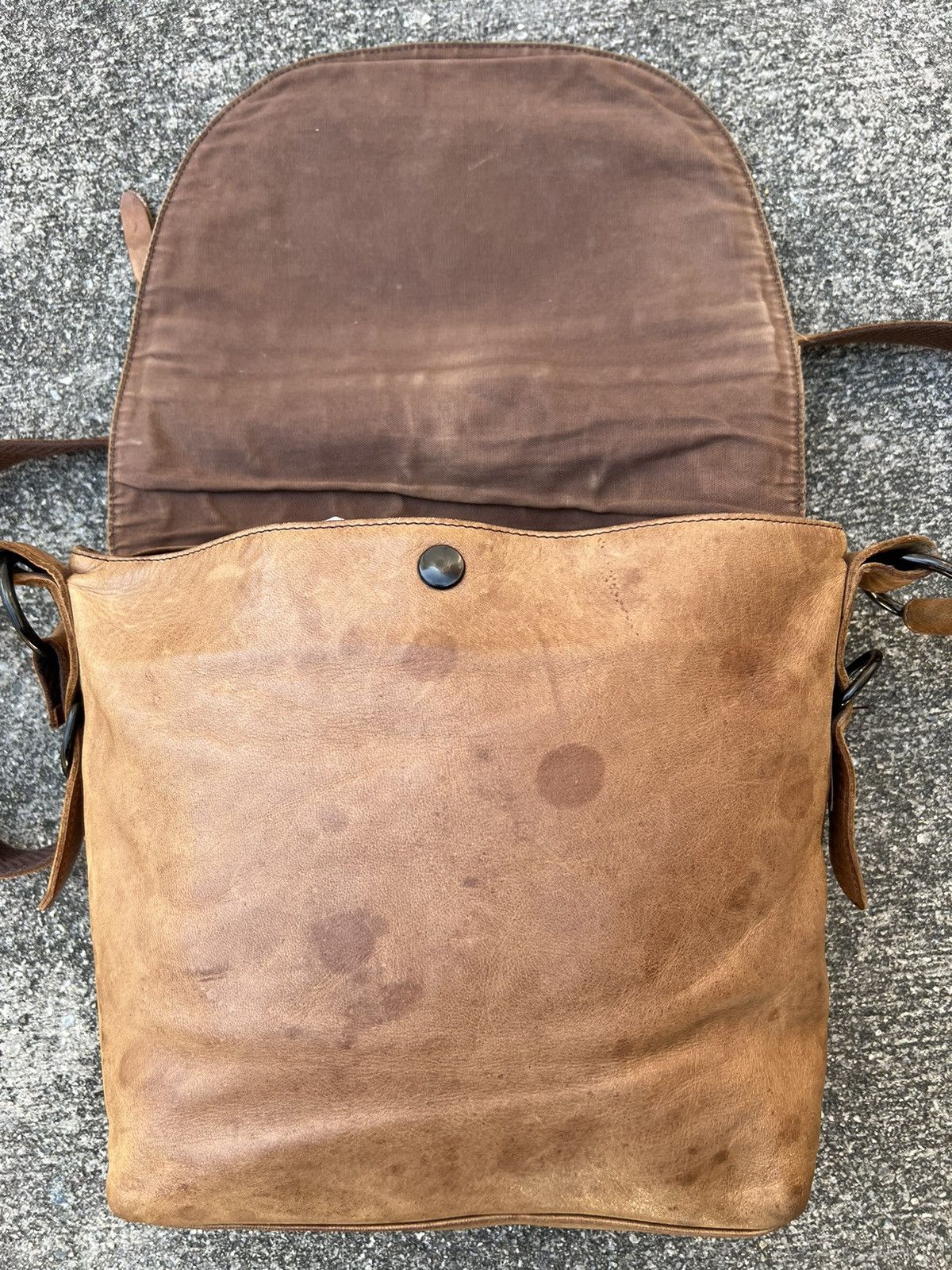 Leather Vintage Solatina Japan Patina Leather Bag Size ONE SIZE - 8 Thumbnail