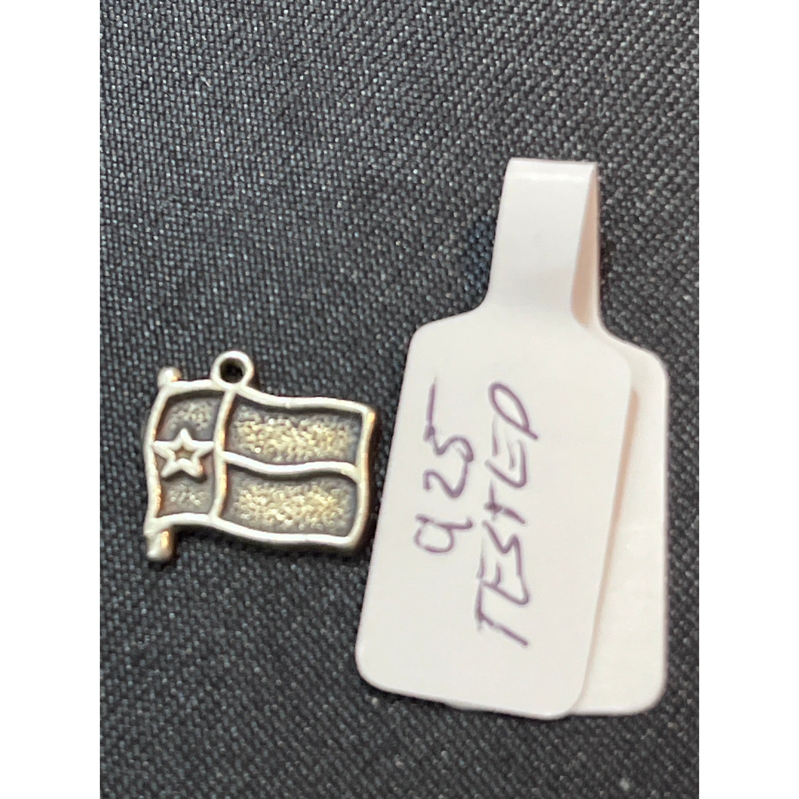 Other VINTAGE Sterling Silver Texas Flag Charm or Pendant 925 Size ONE SIZE - 4 Thumbnail