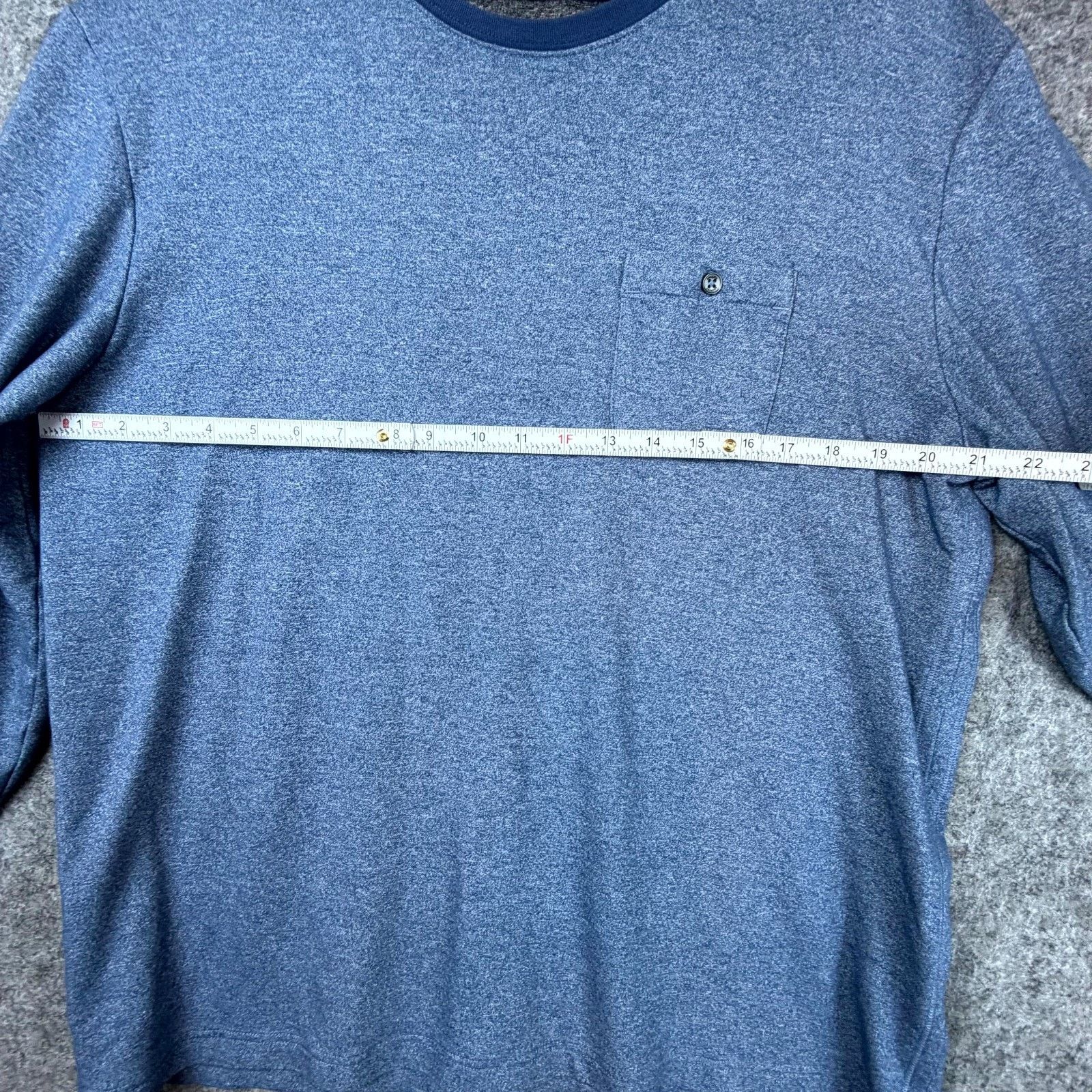Michael Bastian Michael Bastian Shirt Mens XL Heather Blue Rayon Stretch Size US XL / EU 56 / 4 - 5 Thumbnail