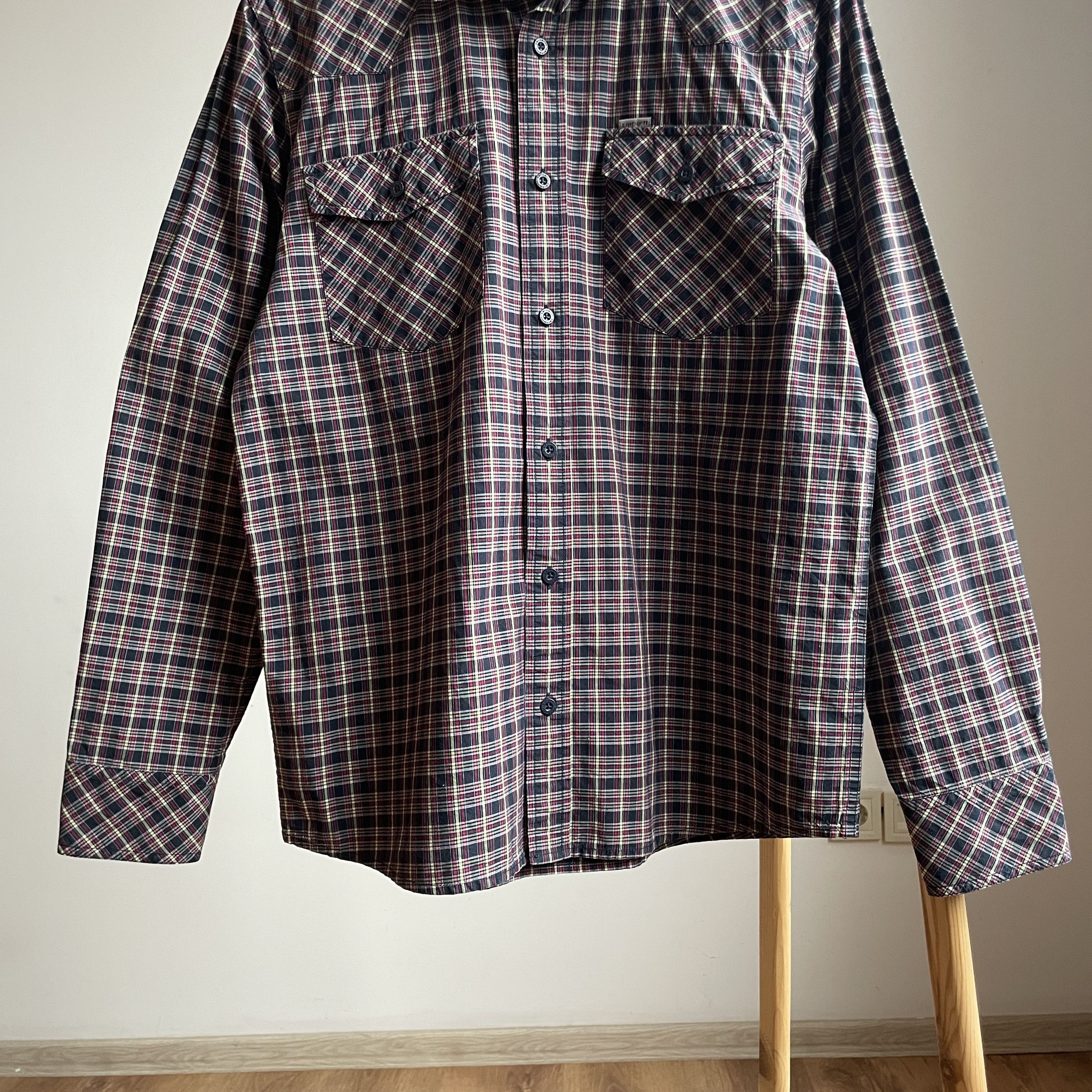 Carhartt Carhartt Plaid Down Western Shirt Size L Size US L / EU 52-54 / 3 - 4 Thumbnail