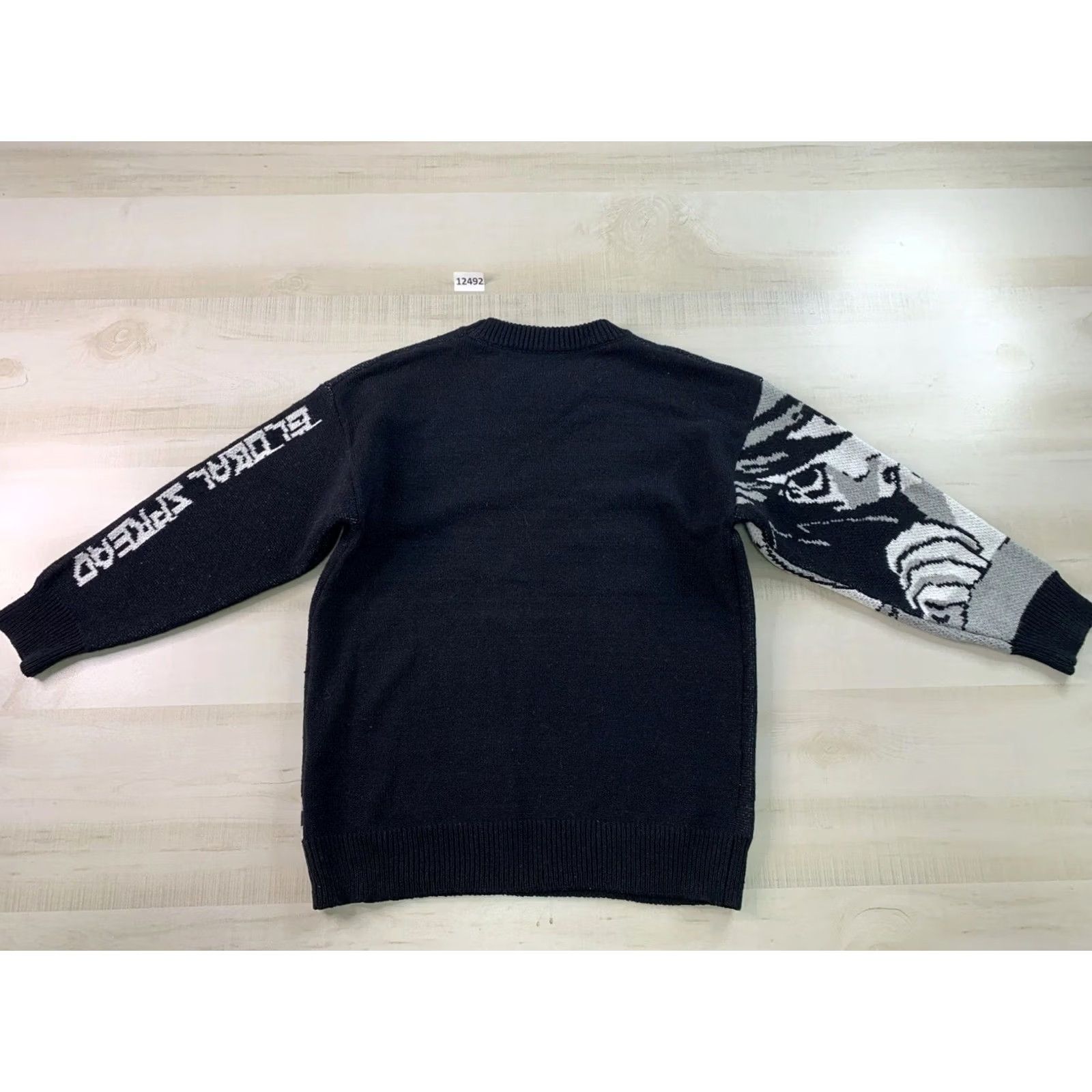 Vintage Death Note Sweater Size L Misa Amane Anime Knit Pullover Women Crew Neck 3/4 Sleeve Black Cotton Blend Regular Fit Vintage: No Size L / US 10 / IT 46 - 6 Thumbnail