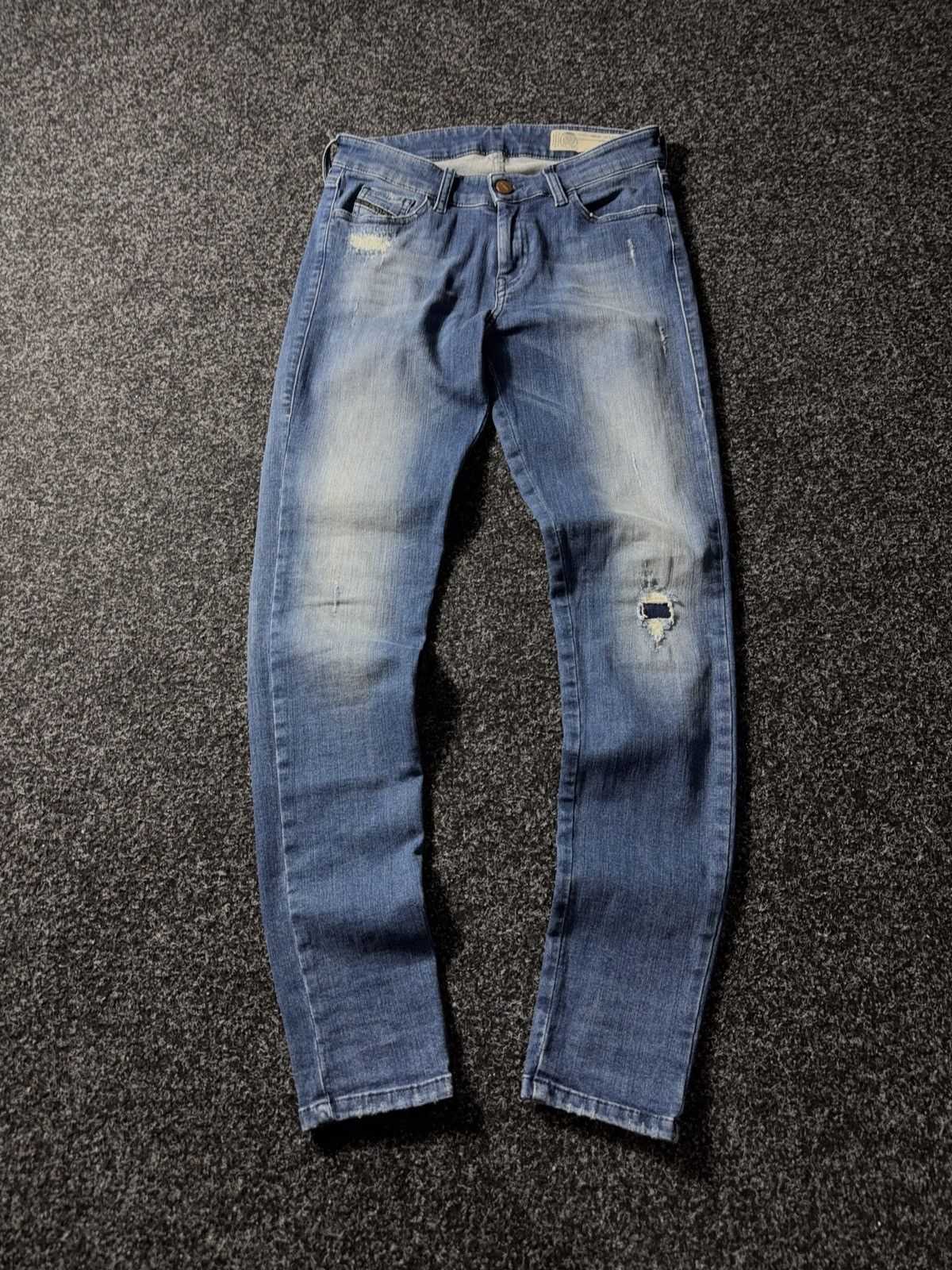 Diesel × If Six Was Nine × Vintage Vintage 90s Y2K Diesel Industry Jeans skinny pants Size 28" / US 6 / IT 42 - 1 Thumbnail