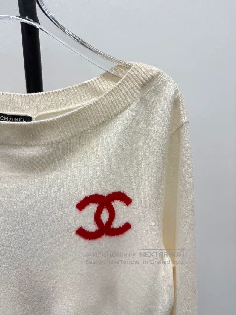 Chanel Chanel Round-neck knitwear sweater Size XXS / US 00 / IT 34 - 4 Thumbnail