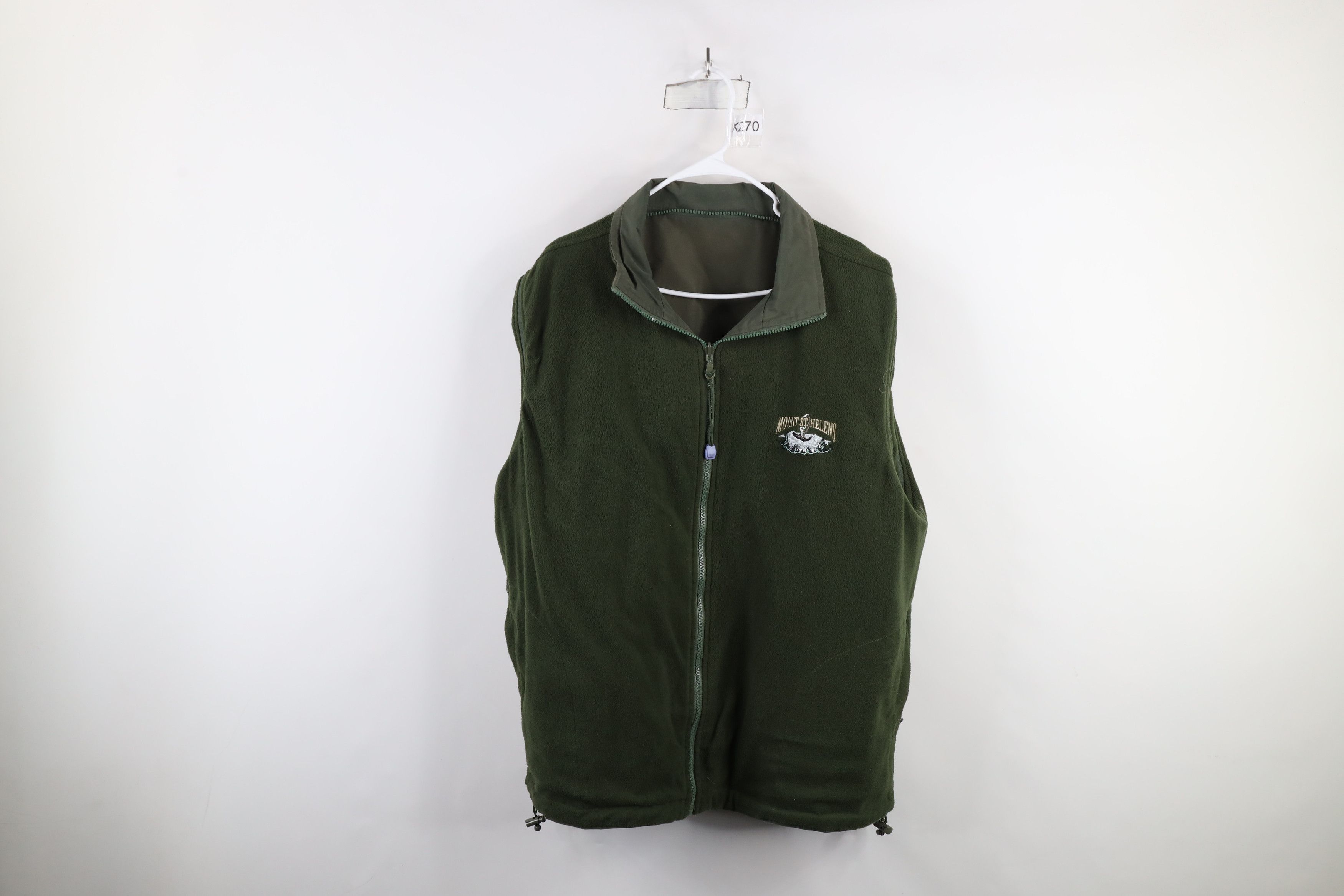 Vintage Vintage 90s Reversible Mount St Helens Jacket Vest Green Size US XL / EU 56 / 4 - 20 Thumbnail