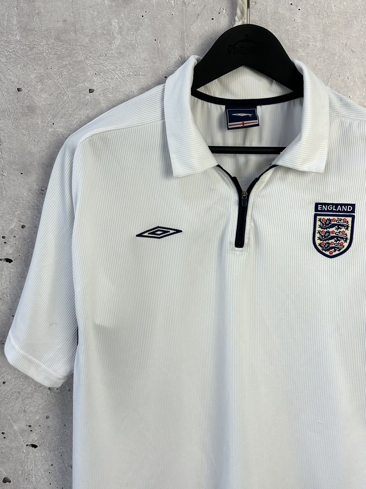 Umbro Vintage Umbro England White Soccer Jersey Size US XL / EU 56 / 4 - 3 Thumbnail