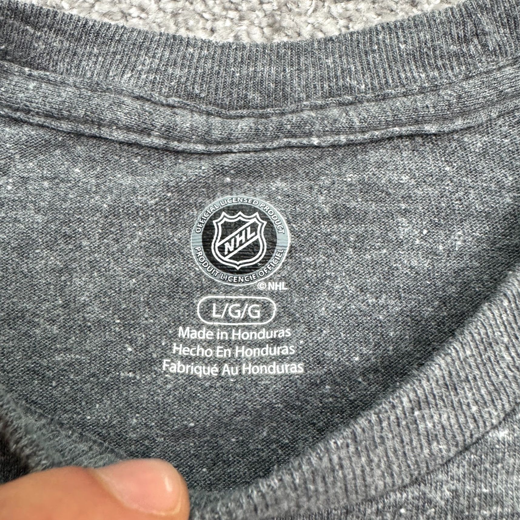 47 "47 Brand Boston Bruins NHL Graphic T-Shirt Adult Large Gray Cotton Short Sleeve Sports Mens" Size US L / EU 52-54 / 3 - 4 Thumbnail