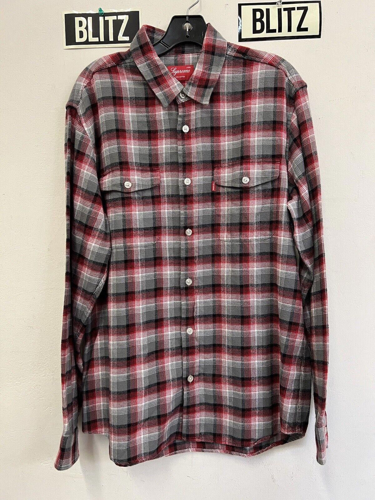 Supreme Supreme Cotton Plaid Flannel Sz Large Size US L / EU 52-54 / 3 - 2 Thumbnail