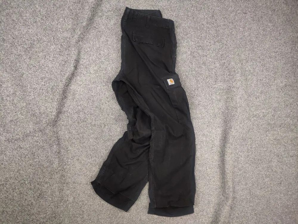 Carhartt Vintage Carhartt Wip Cargo Pants Black Faded Ripstop Y2K Size US 34 / EU 50 - 1 Thumbnail