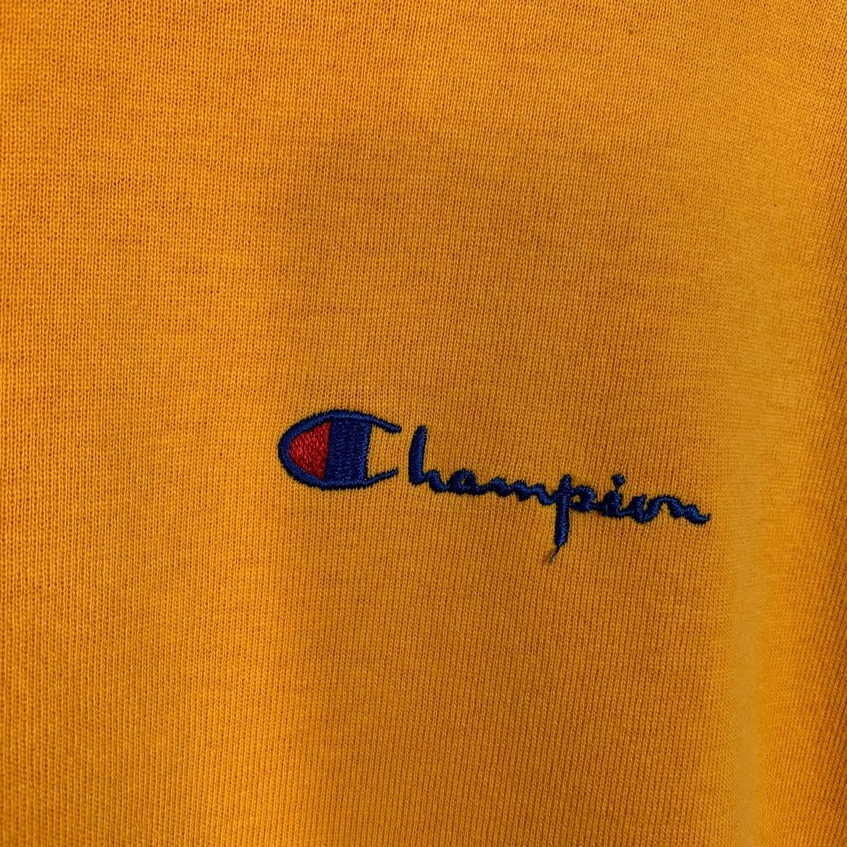 Champion Vintage Y2k CHAMPION Orange Crewneck Sweatshirt #3577-C163 Size US XL / EU 56 / 4 - 5 Thumbnail