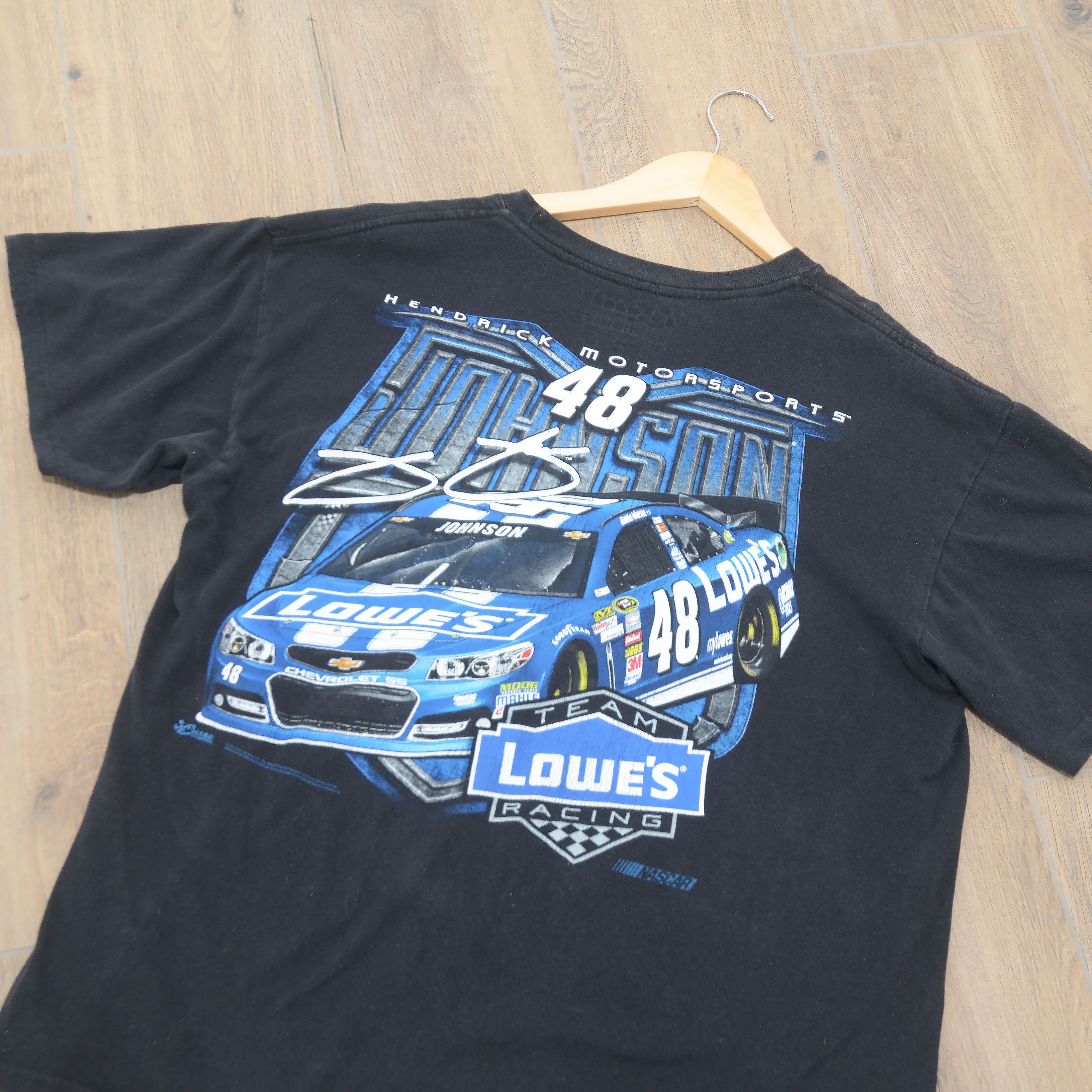 Formula 1 NASCAR Jimmie Johnson #48 Lowes T-Shirt Graphic Racing Merch Size US L / EU 52-54 / 3 - 8 Thumbnail
