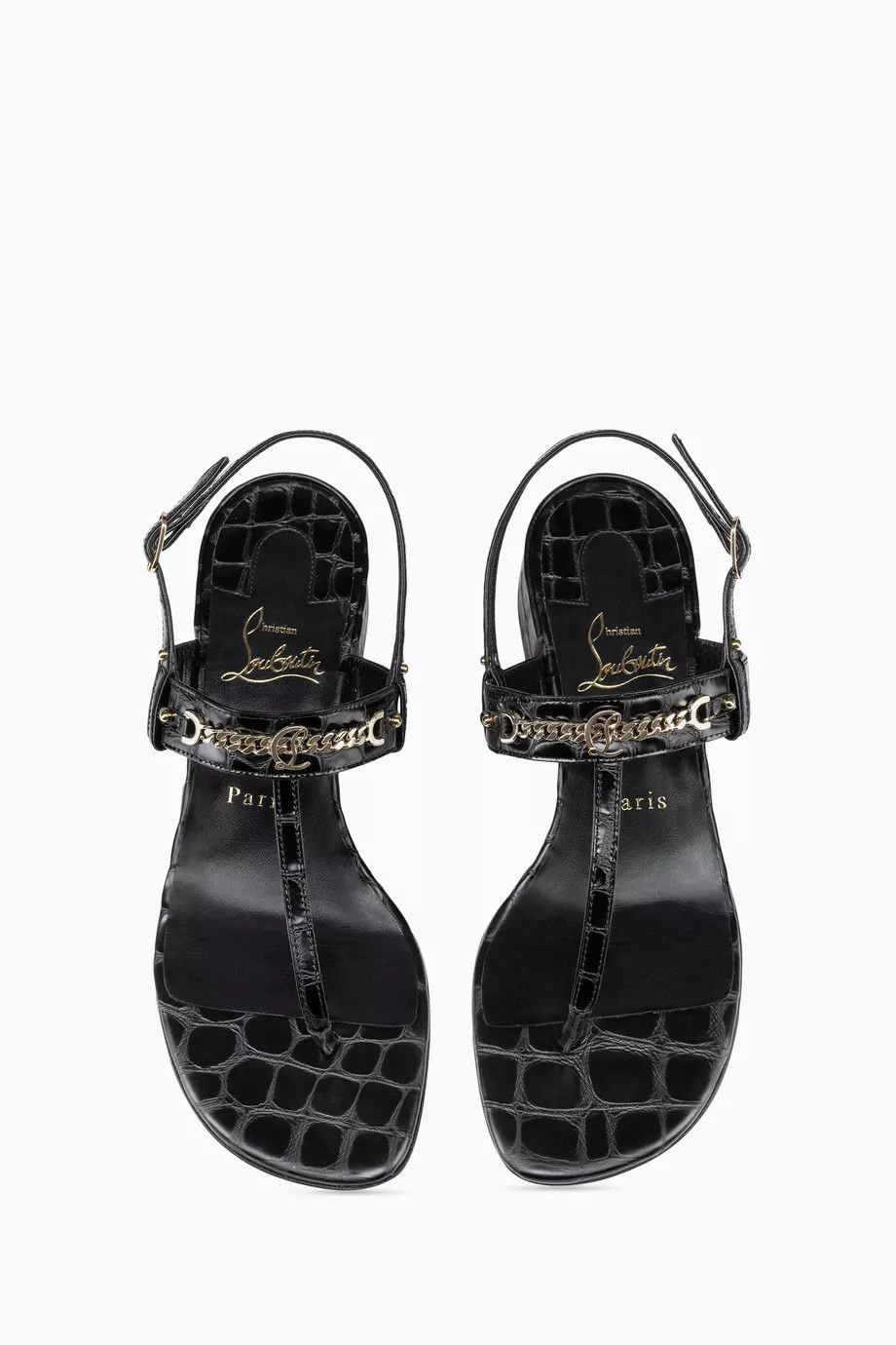 Christian Louboutin o1bcso1str0825 MJ 25 Thong Sandals in Black Size US 6 / IT 36 - 4 Thumbnail