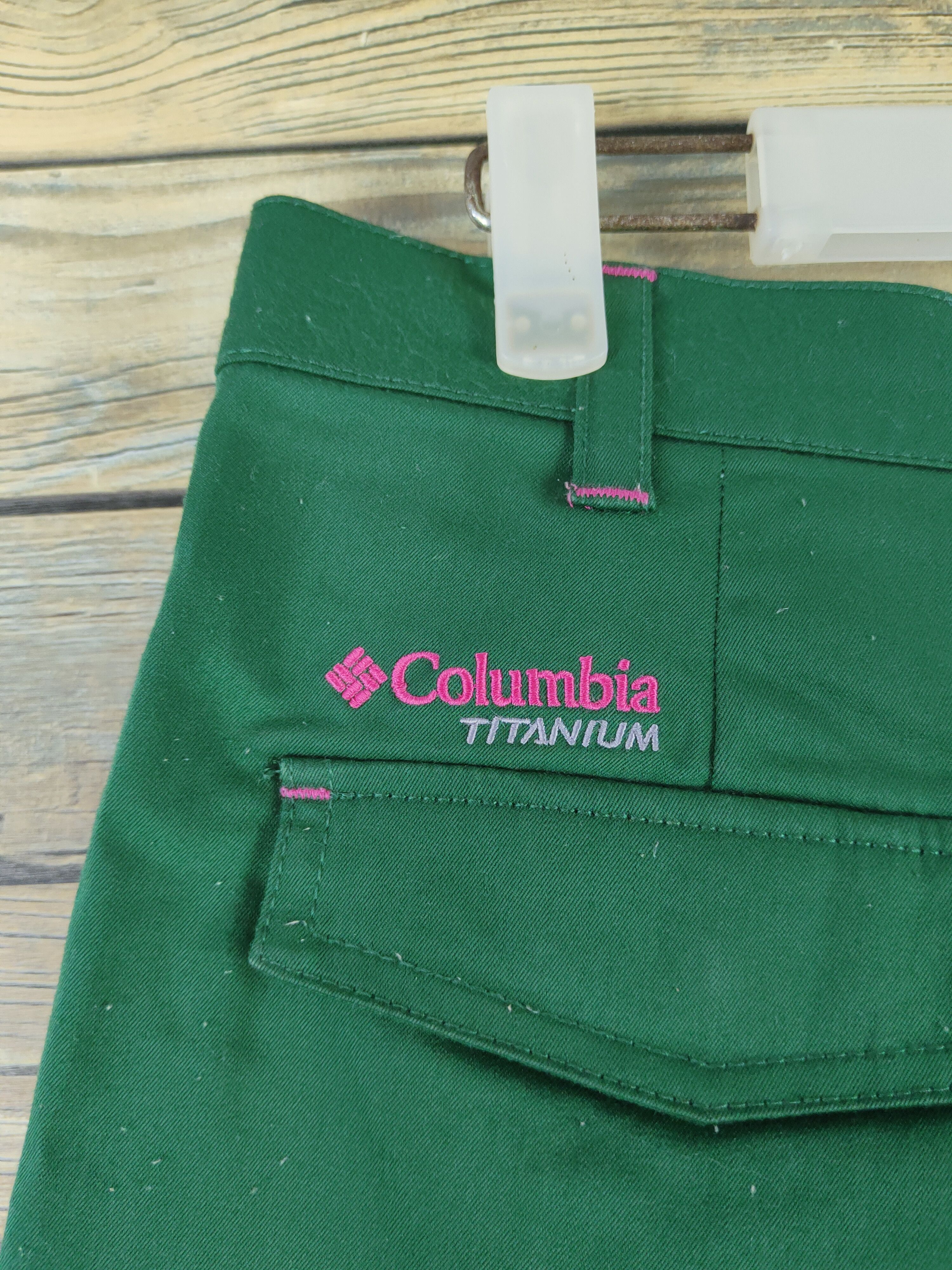 Columbia DL Columbia Green Multipocket Tactical Cargo Pants #728 Size 31" - 8 Thumbnail