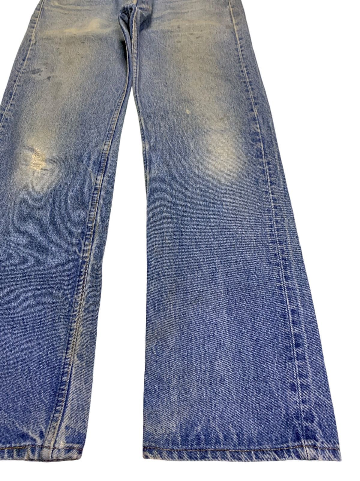 Levi's Vintage 90s Levis 501 Mud Wash Distressed Loose Jeans Size US 31 - 7 Thumbnail