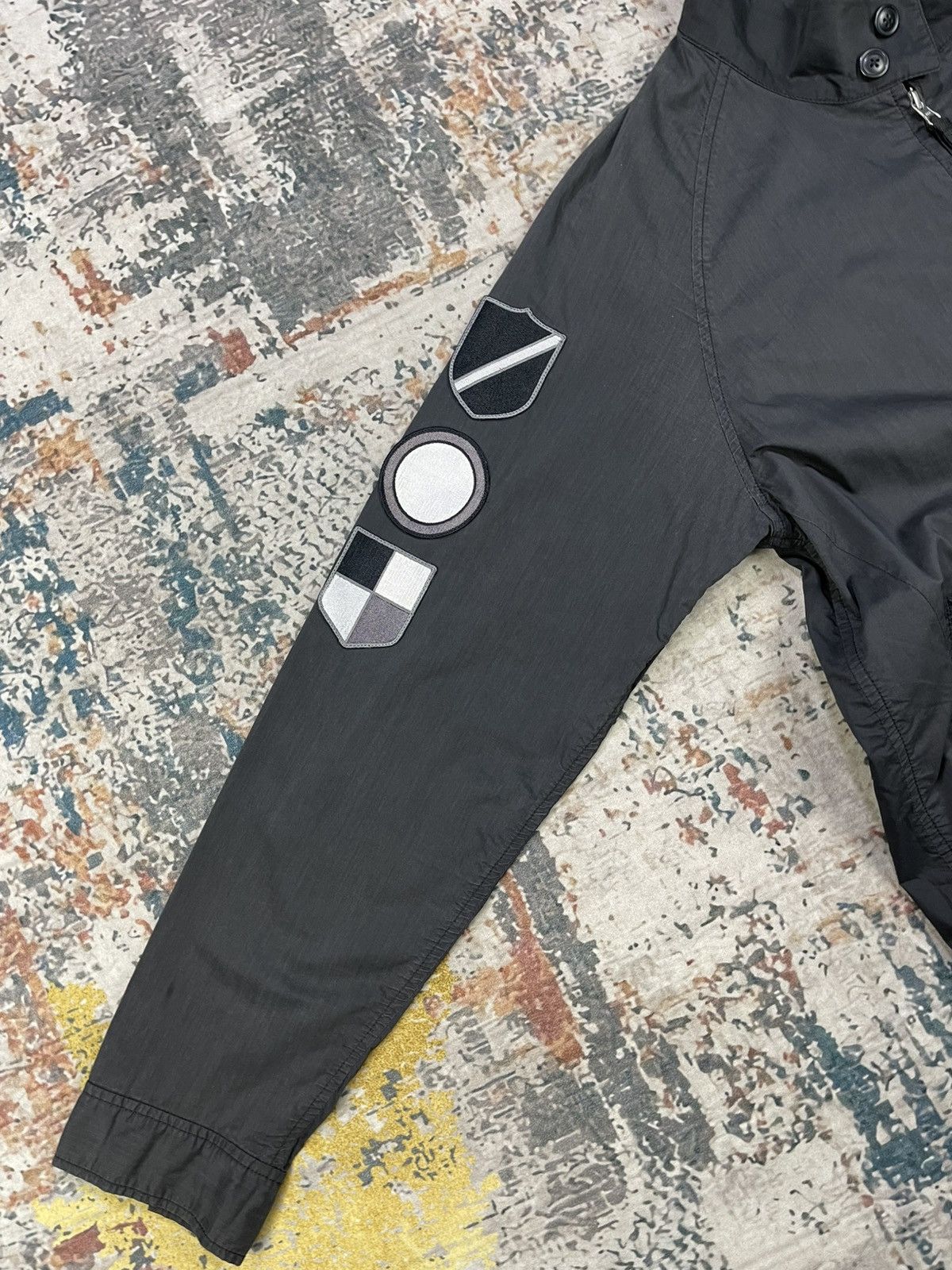 Number (N)ine Number Nine Black Emblem Patch Logo Zip Up Blouson Jacket Size US M / EU 48-50 / 2 - 6 Thumbnail