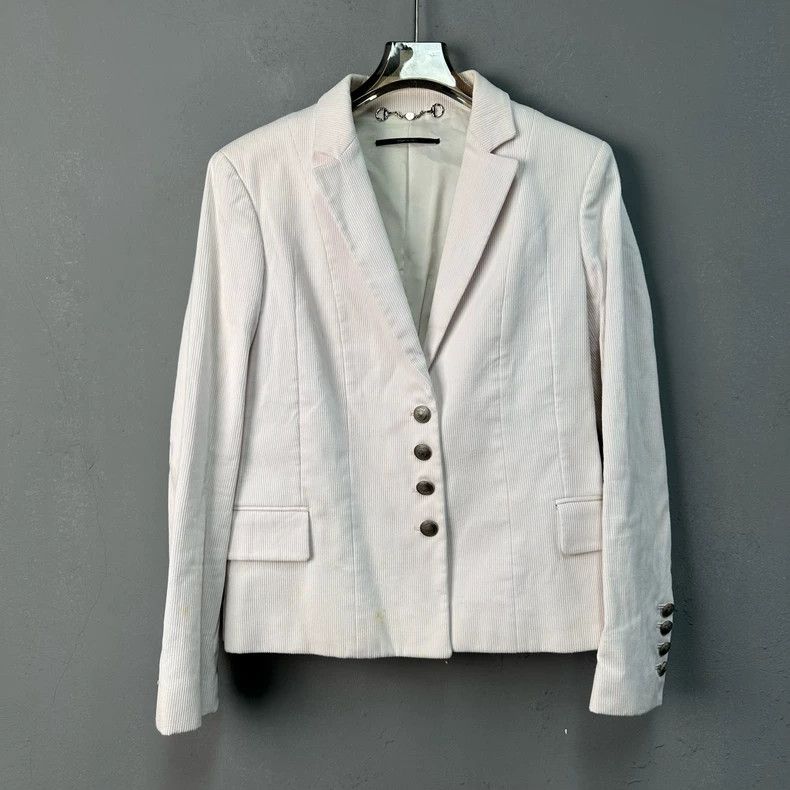 Gucci Gucci White corduroy suit 2503-Nextarrow Size 40R - 1 Thumbnail