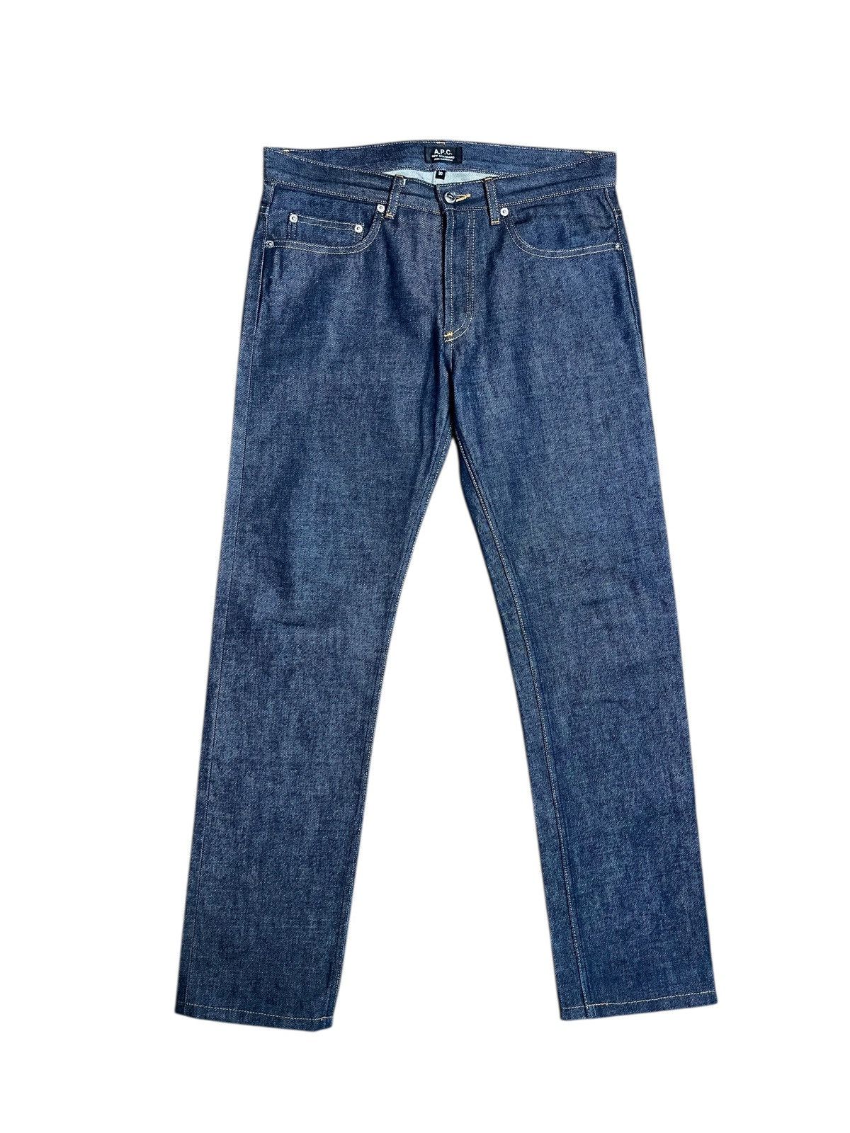 Jean A.P.C. New Standard Raw Denim – Taille W26/36 – Bleu Brut, Coupe Droite – Occasion