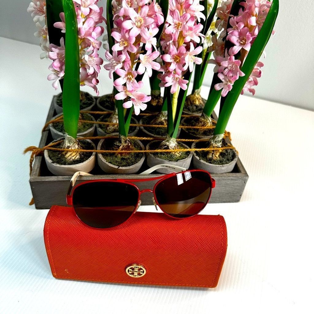 Tory Burch Tory Burch Sunglasses with red frame Size ONE SIZE - 1 Thumbnail