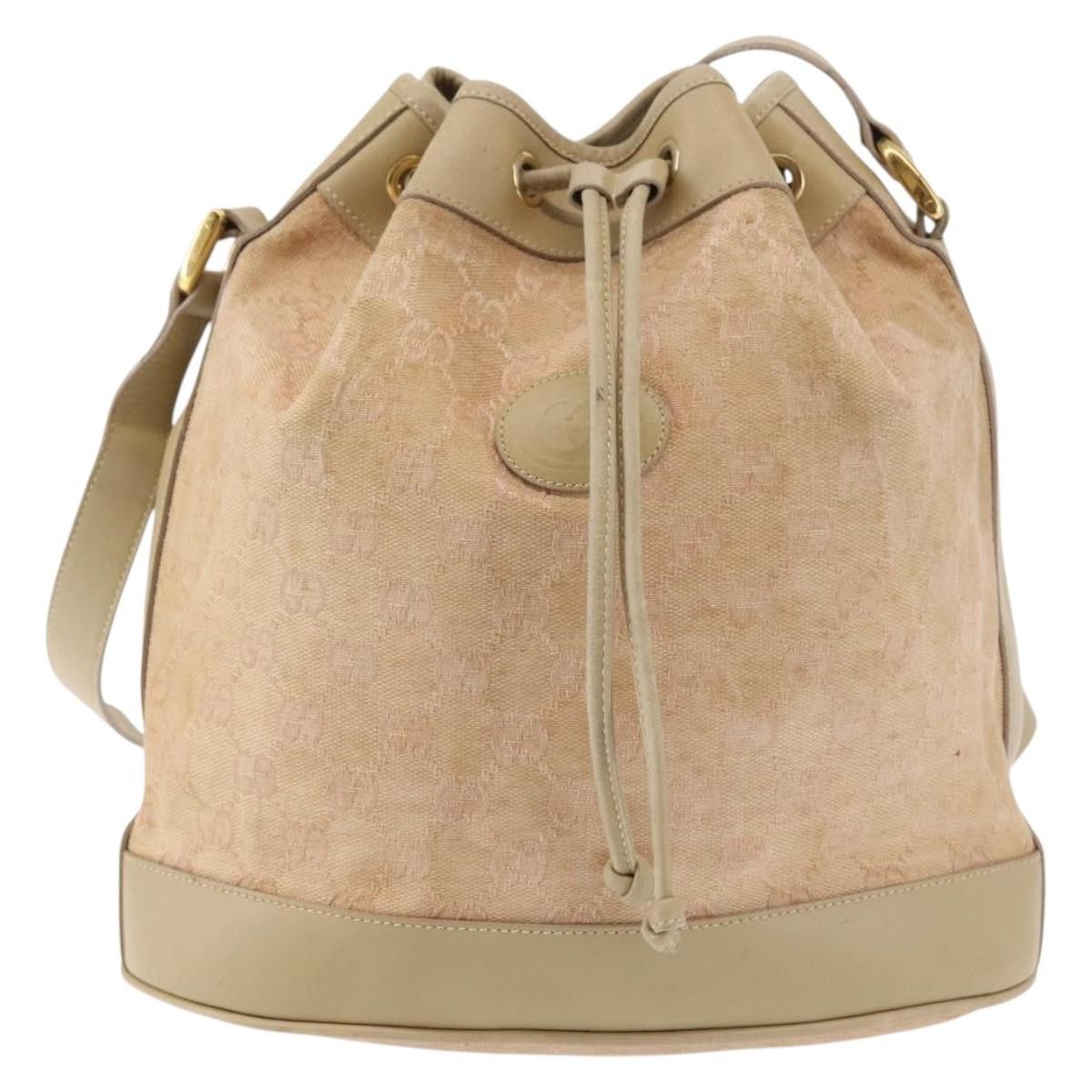 Gucci GUCCI GG Canvas Shoulder Bag Pink Gold 001 86 001 86 Size ONE SIZE - 2 Thumbnail