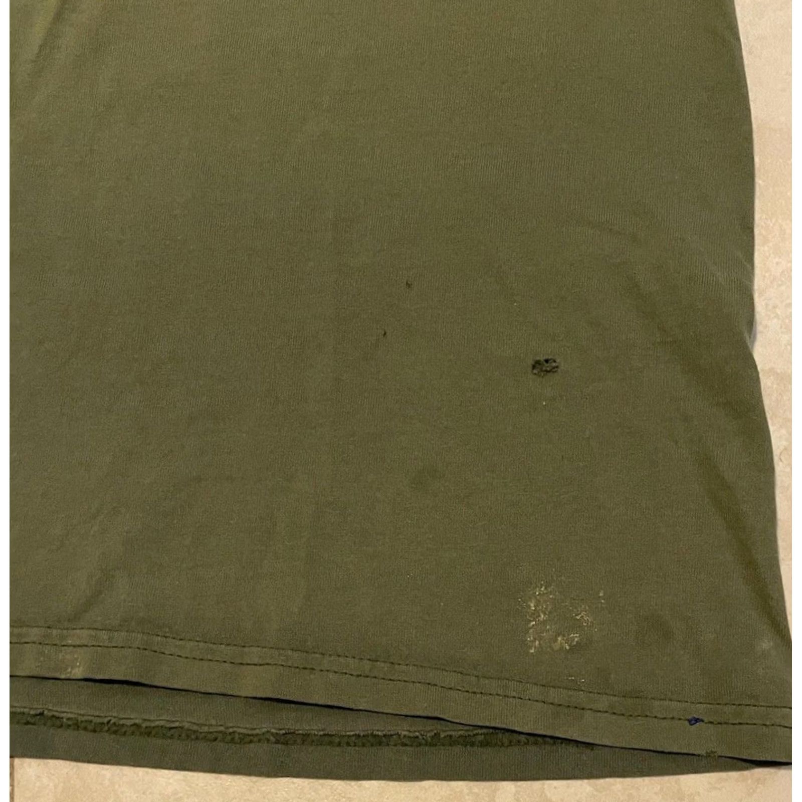 Vintage VINTAGE Maricopa County Sheriff Academy Faded Distress Shirt 3X Green 80s 90s College T-Shirt Mens Short Sleeve Crew Neck Graphic Tee Size US XXL / EU 58 / 5 - 5 Thumbnail