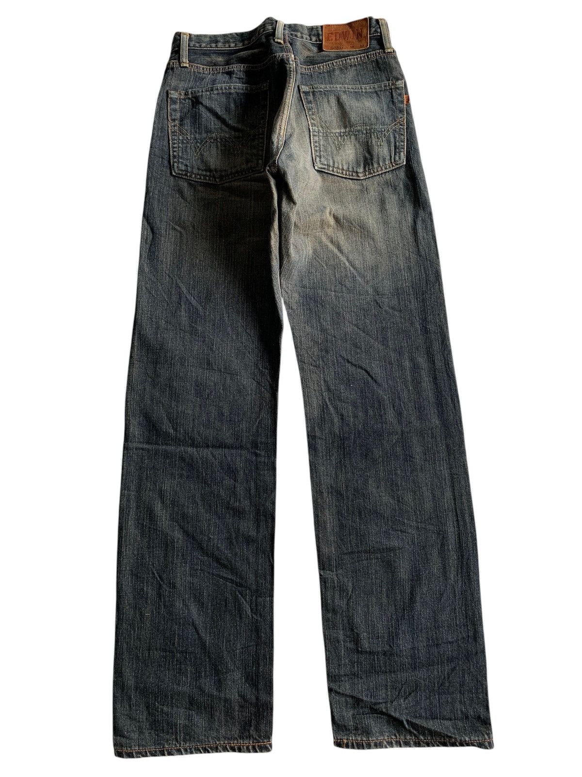 Japanese Brand × Kapital × Vintage VINTAGE EDWIN 505ZX SELVEDGE FADED&RUSTY DISTRESSED DENIM Size US 30 / EU 46 - 3 Thumbnail