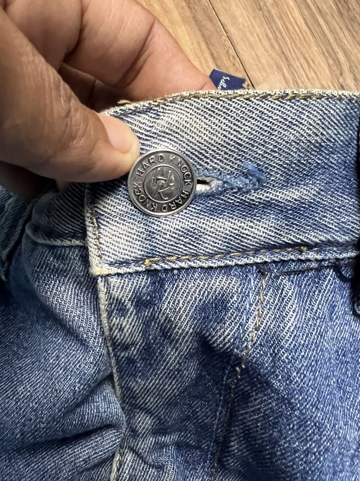 School of Hard Knocks Vintage Baggy DJ Graphic Jeans Y2K(43)