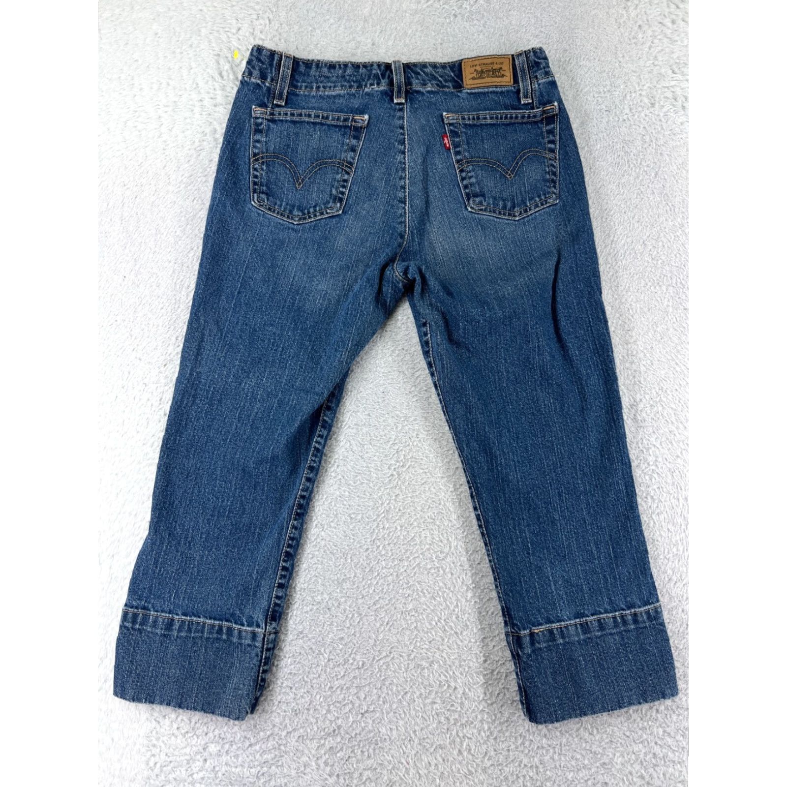 Levi's Levi's Jeans Women 8 Blue Denim 515 Bootcut Zip Mid Rise 29x28 Cotton Blend Denim Jeans Size 30" / US 8 / IT 44 - 2 Thumbnail