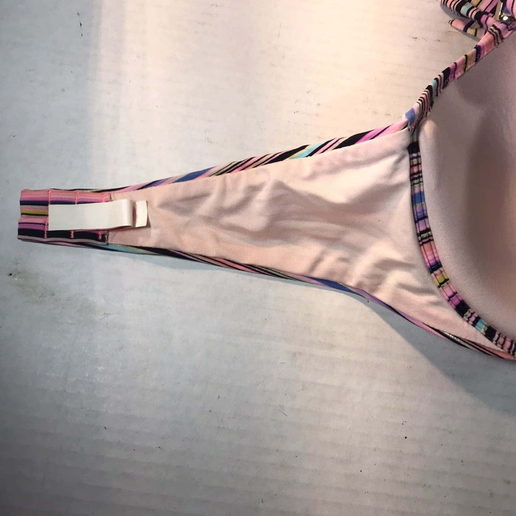 Victoria's Secret Victoria's Secret Women's Swimsuit Top Halter Padded Push-Up 36C Multicolor Lightwear Size XS / US 0-2 / IT 36-38 - 6 Thumbnail