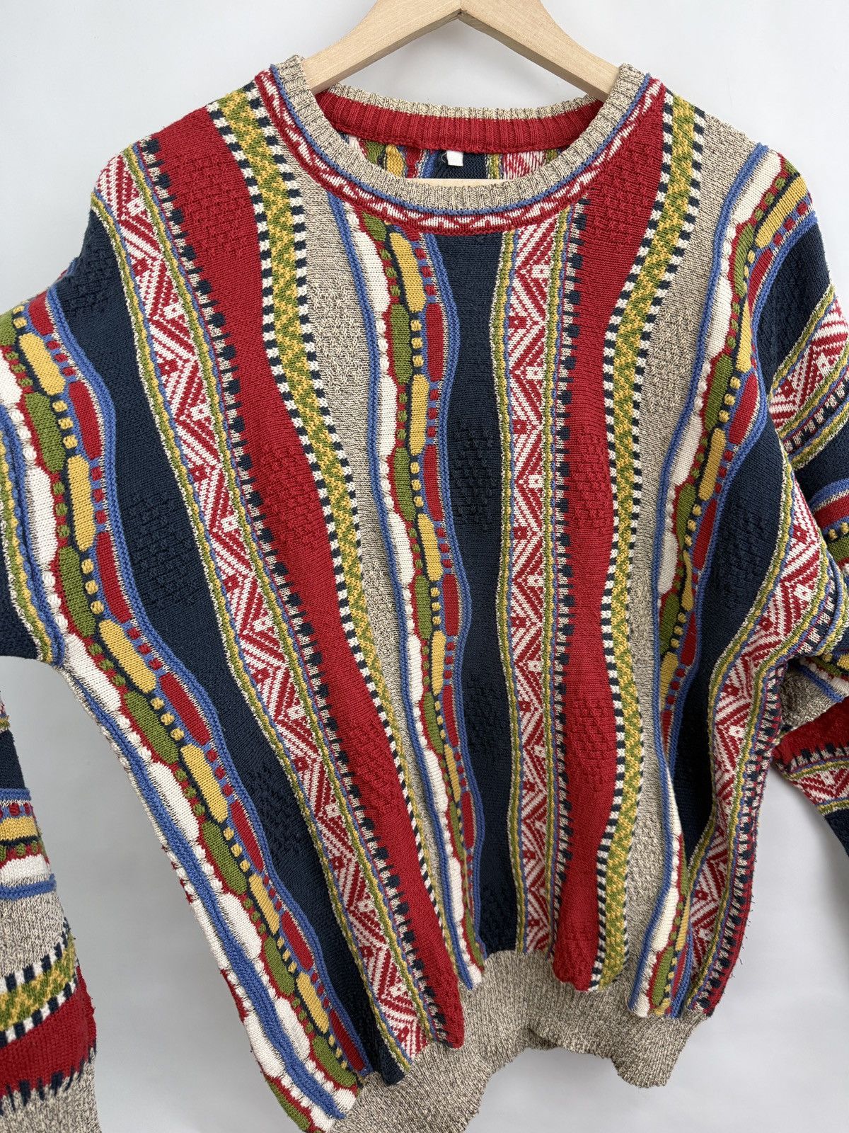 Coogi 🇺🇸 Vintage 90s Rare Sweater Coogi Style Retro Hype Y2K Size US L / EU 52-54 / 3 - 4 Thumbnail