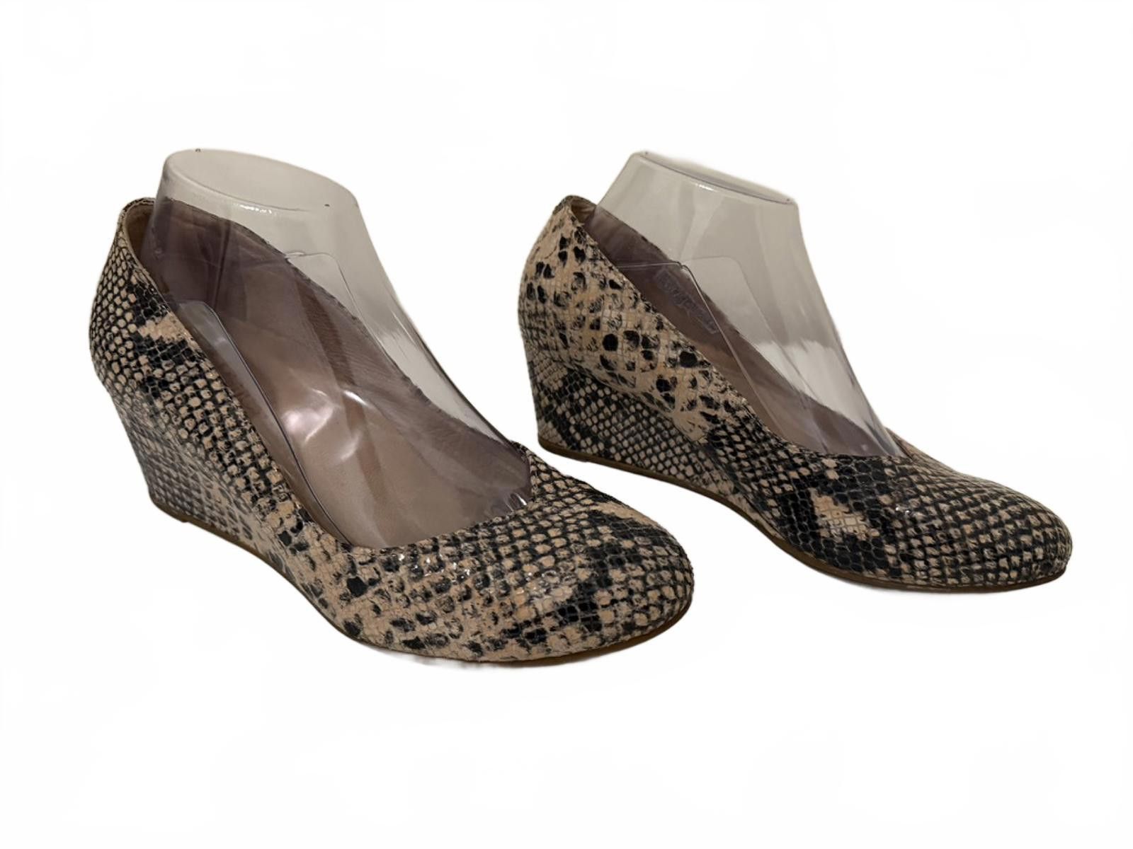 Unknown London VIONIC Orthoheel Snake Print Wedge Shoes Size US 8 / IT 38 - 2 Thumbnail