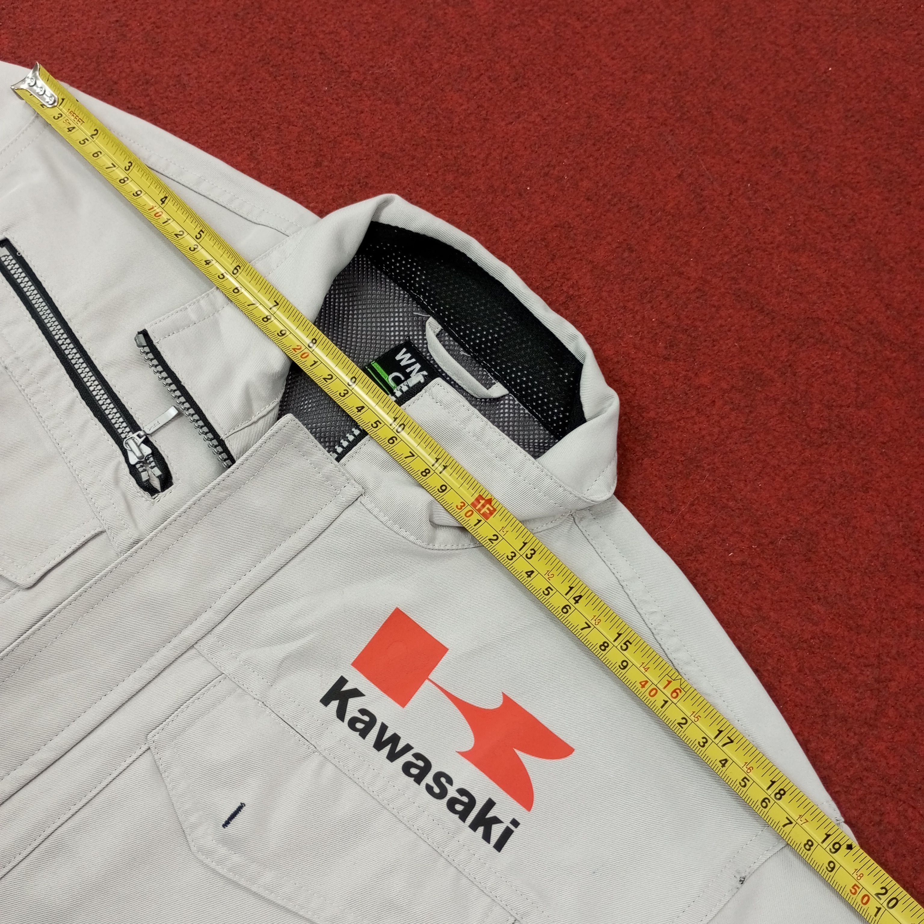 Japanese Brand × Vintage Kawasaki Japanese Motorsports Custom Art Jacket c231n28 Size US M / EU 48-50 / 2 - 9 Thumbnail