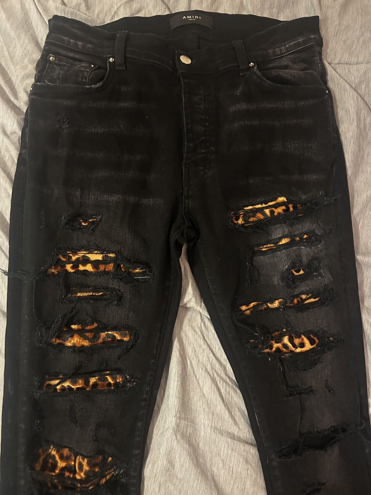 Amiri Amiri Jeans Leopard print Size US 32 / EU 48 - 11 Thumbnail