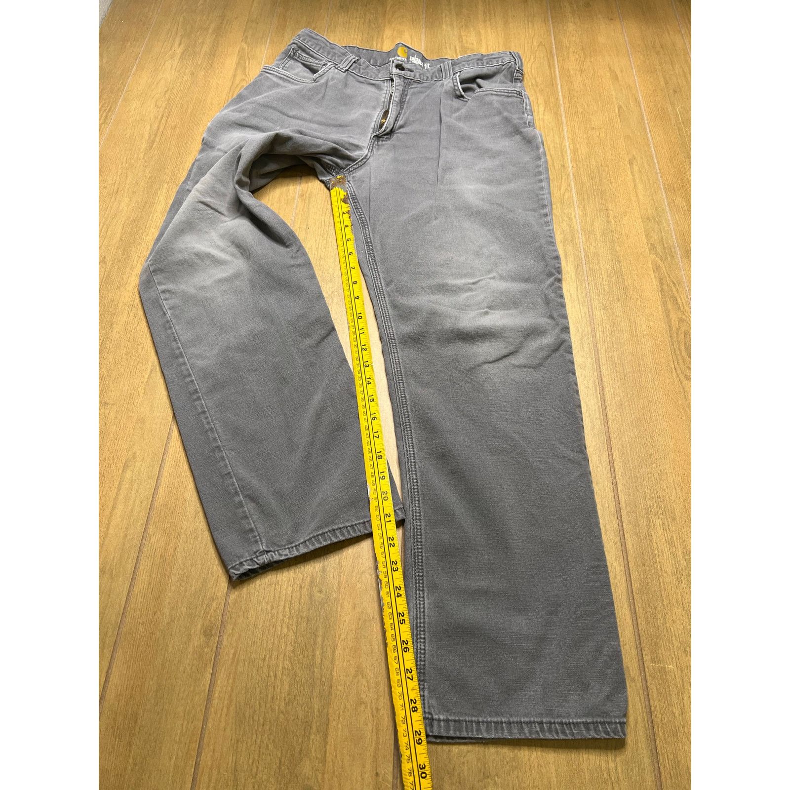 Carhartt Carhartt Pants Mens Sz 34 Gray Relaxed Fit Actual Sz 33x29 Size US 34 / EU 50 - 6 Thumbnail