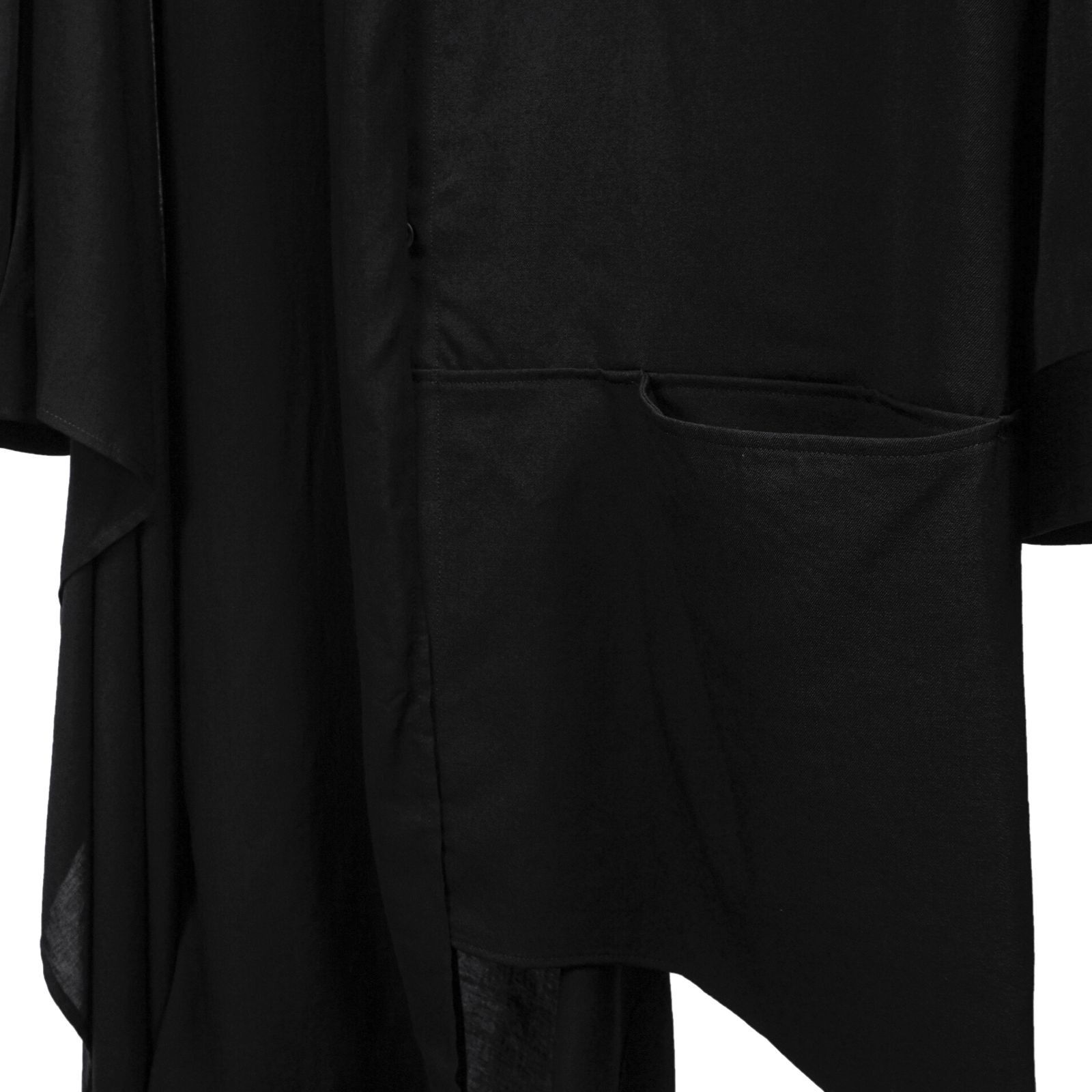 Yohji Yamamoto Yohji Yamamoto Pour Homme Gabardine Drape Cloth Layer Shirt Size US M / EU 48-50 / 2 - 6 Thumbnail