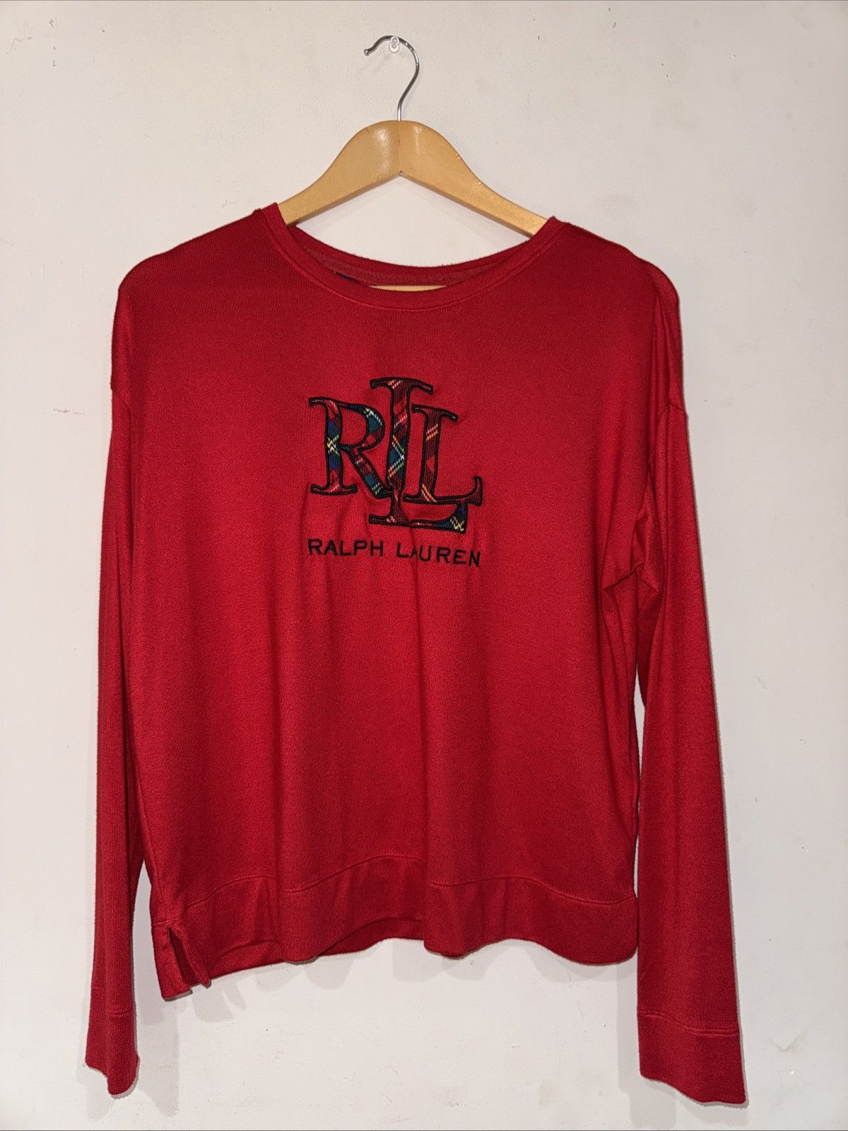 RRL Ralph Lauren Lauren Ralph Lauren Red Long-sleeve Shirt Size S / US 4 / IT 40 - 1 Thumbnail