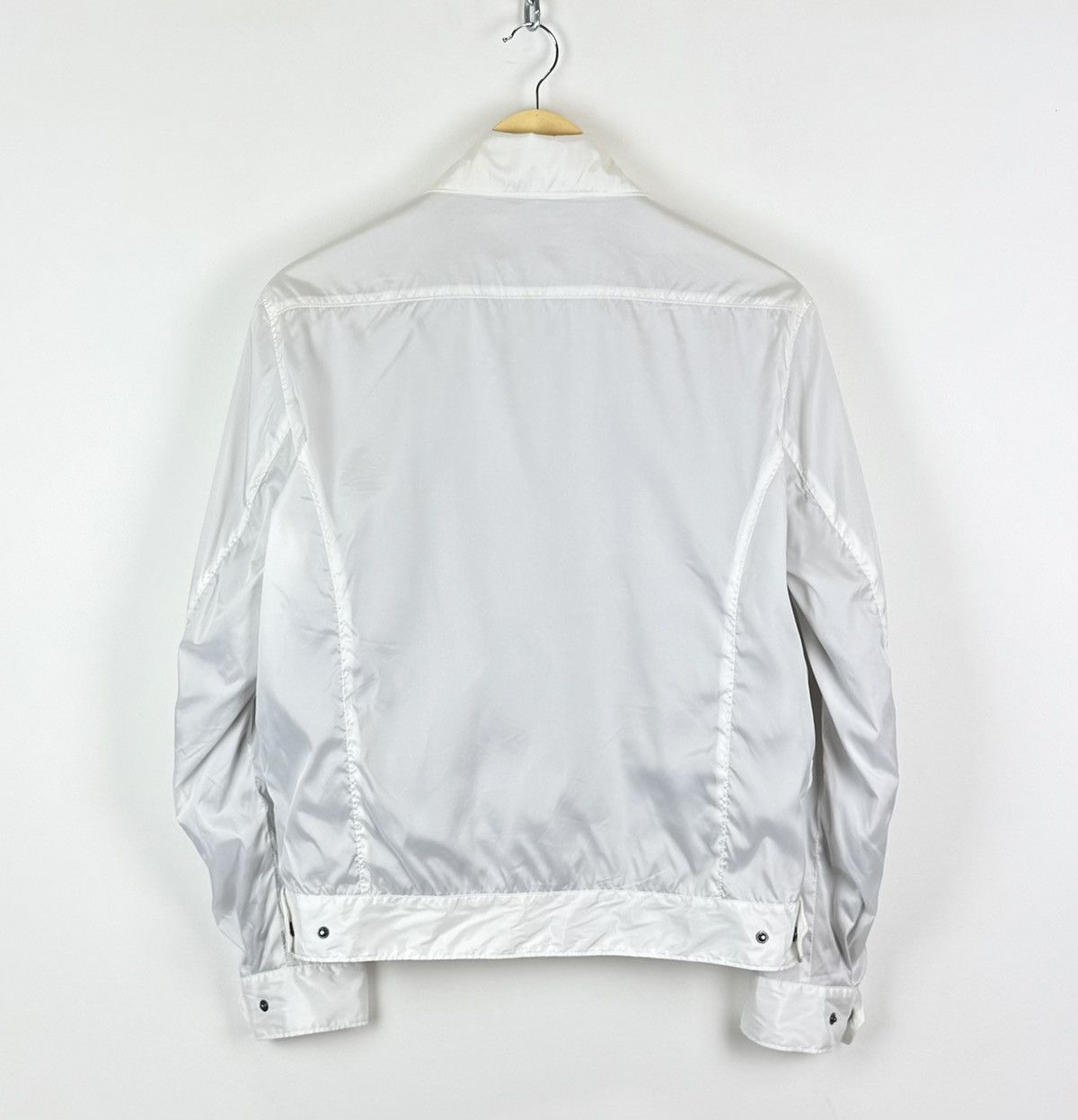 Vintage Vintage Archive hLam Milano Full Zip Nylon Jacket White Top Size L / US 10 / IT 46 - 12 Thumbnail
