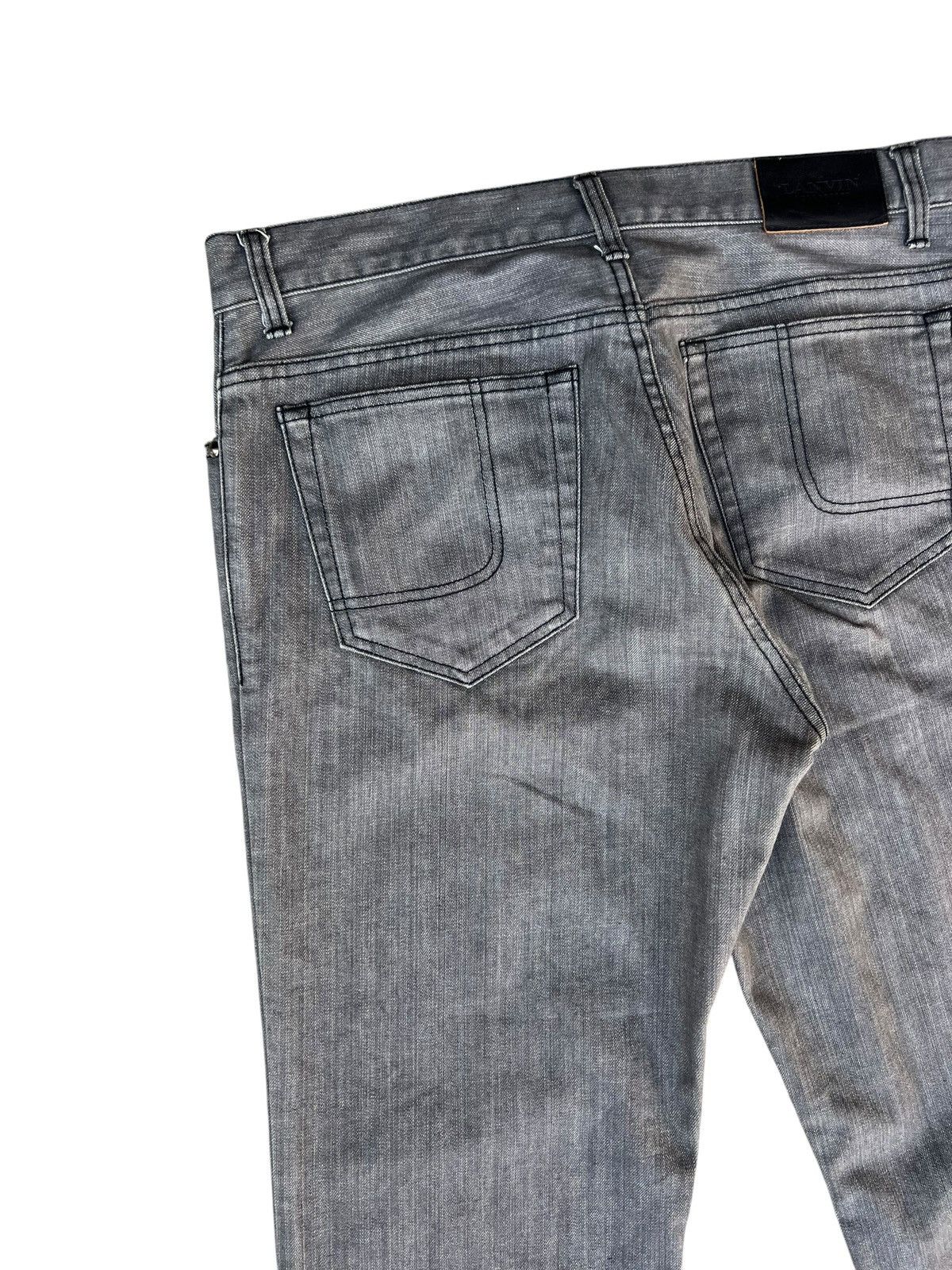 Lanvin Vintage Lanvin Collection Stretch Grey Denim Jeans Size US 34 / EU 50 - 14 Thumbnail