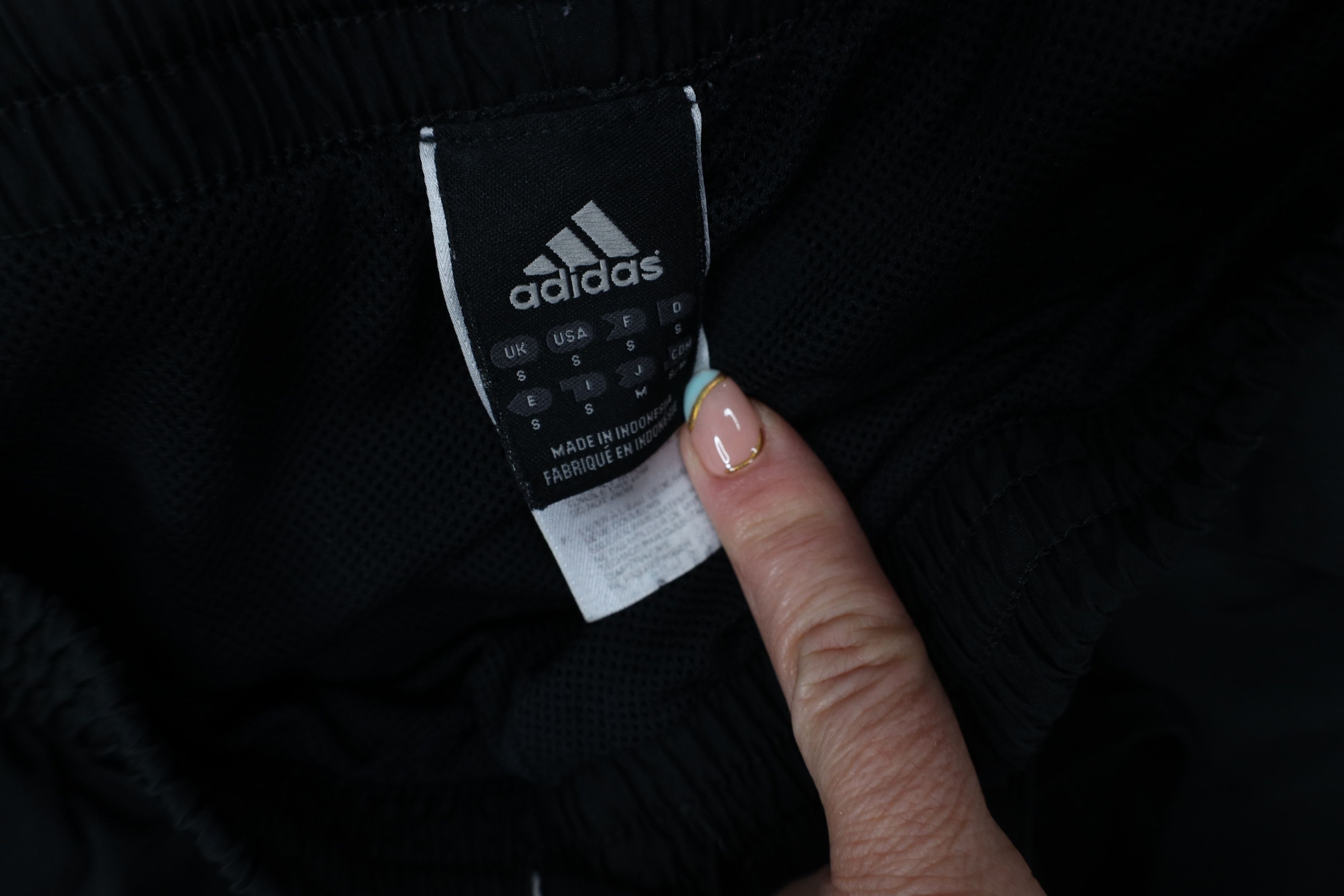 Adidas Vintage Y2K Adidas Lined Wide Leg Windbreaker Pants Black Size US 32 / EU 48 - 10 Thumbnail
