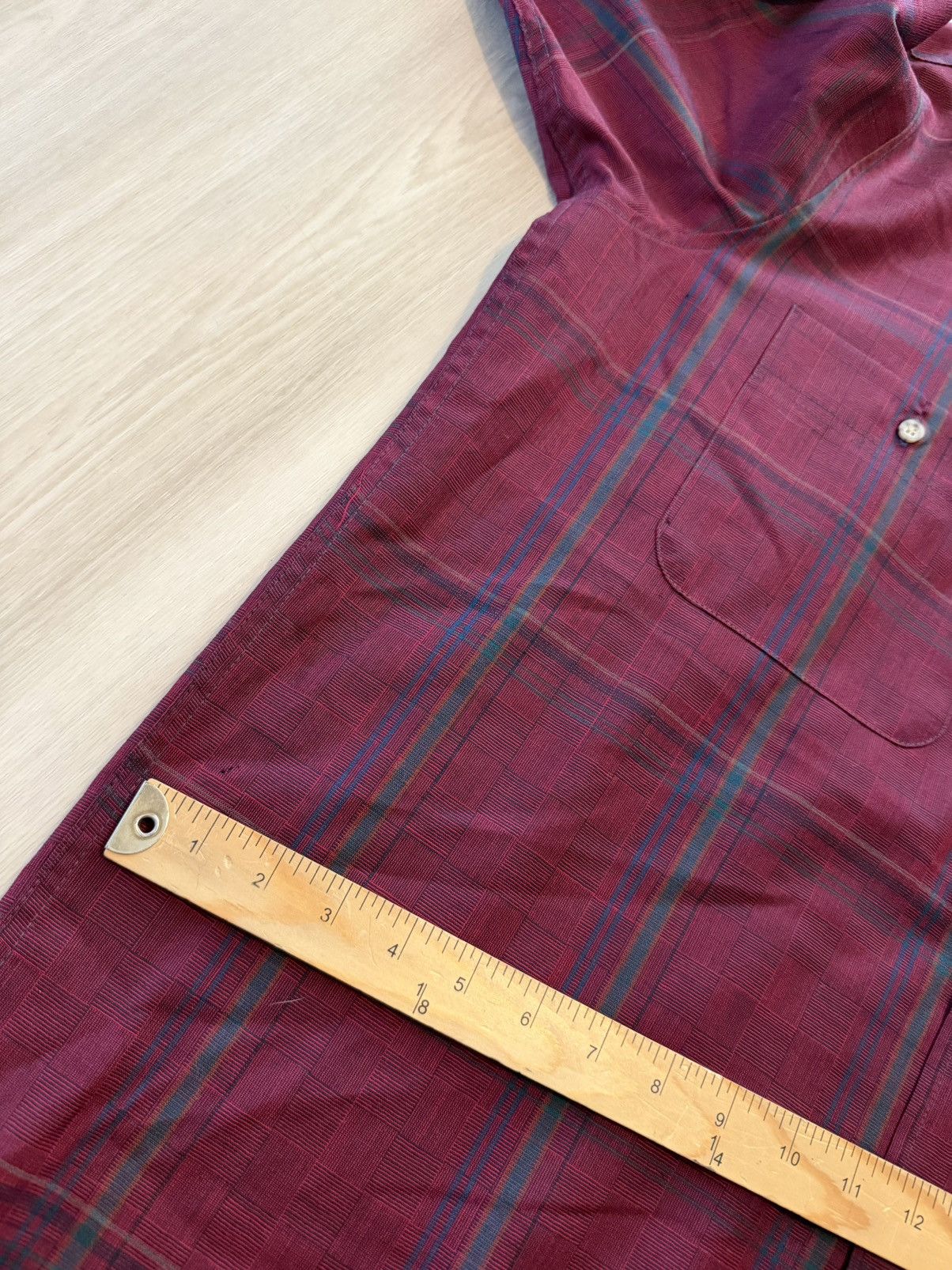 Pendleton Vintage Sir Pendleton Red Plaid 100% Wool Shirt USA Sz XL Size US XL / EU 56 / 4 - 10 Thumbnail