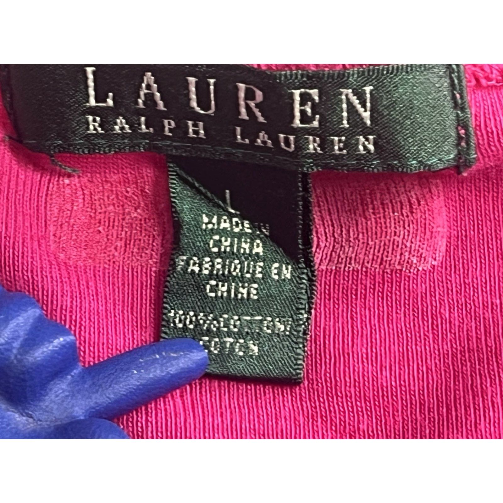 Ralph Lauren Lauren Ralph Lauren Womens T-Shirt Pink 3/4 Sleeve Size L Large Top Womens Pink 3/4 Sleeve Lauren Ralph Lauren Clothing Size L / US 10 / IT 46 - 5 Thumbnail