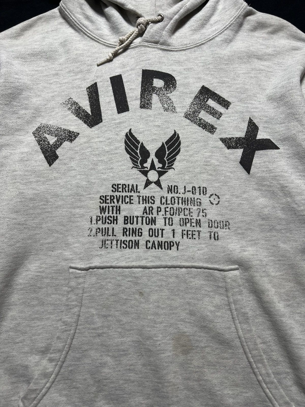 Avirex Vintage Y2K Avirex Military Hoodie Size US M / EU 48-50 / 2 - 6 Thumbnail