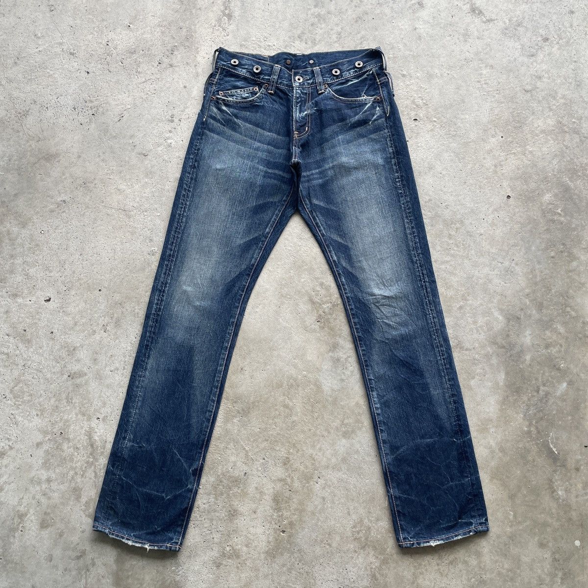 If Six Was Nine W30💥 Vintage John Bull Japan Jeans Faded Denim Pants Size US 30 / EU 46 - 2 Thumbnail