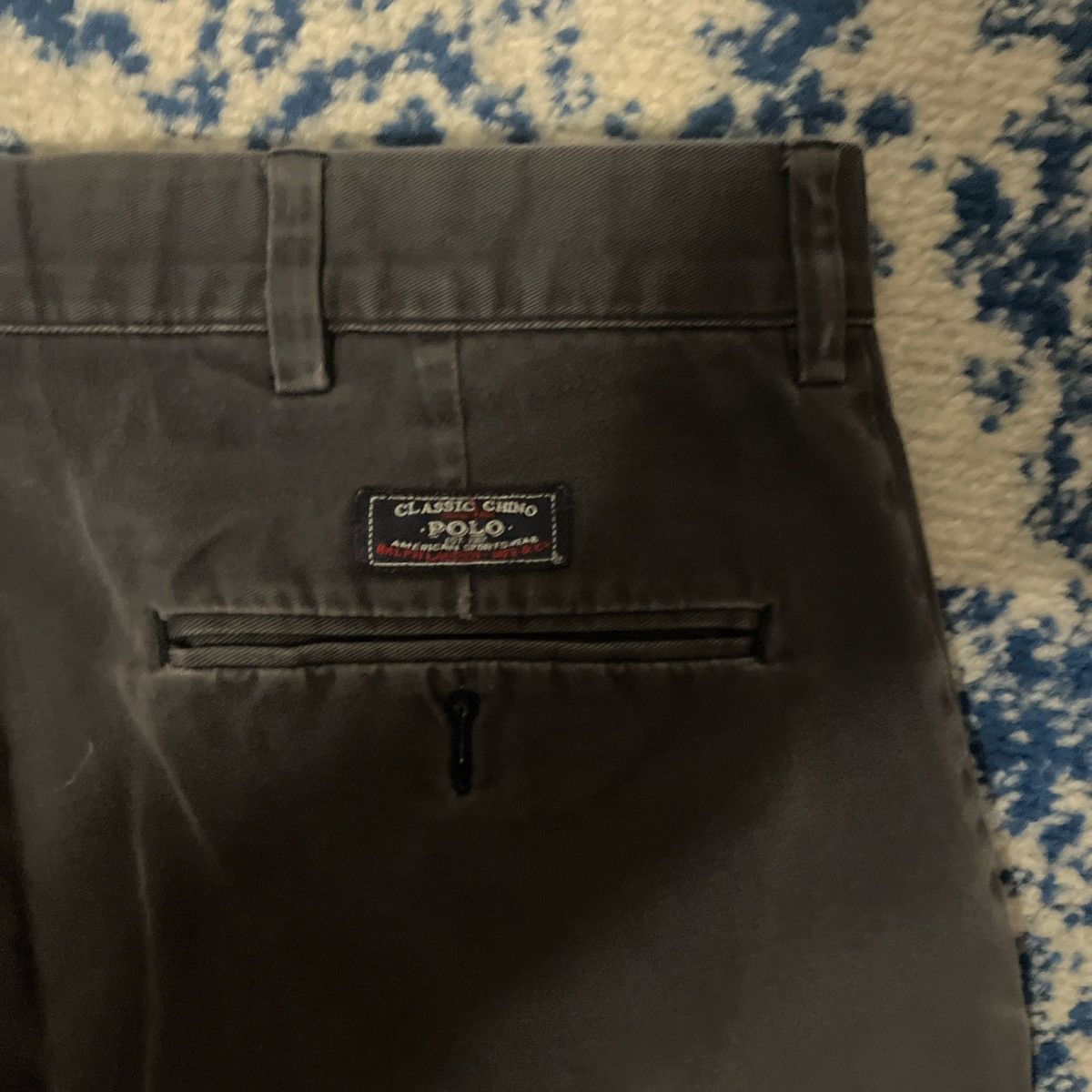 Polo Ralph Lauren Vintage Polo Ralph Lauren Prospect Chino Shorts Gray 34 Size US 34 / EU 50 - 3 Thumbnail