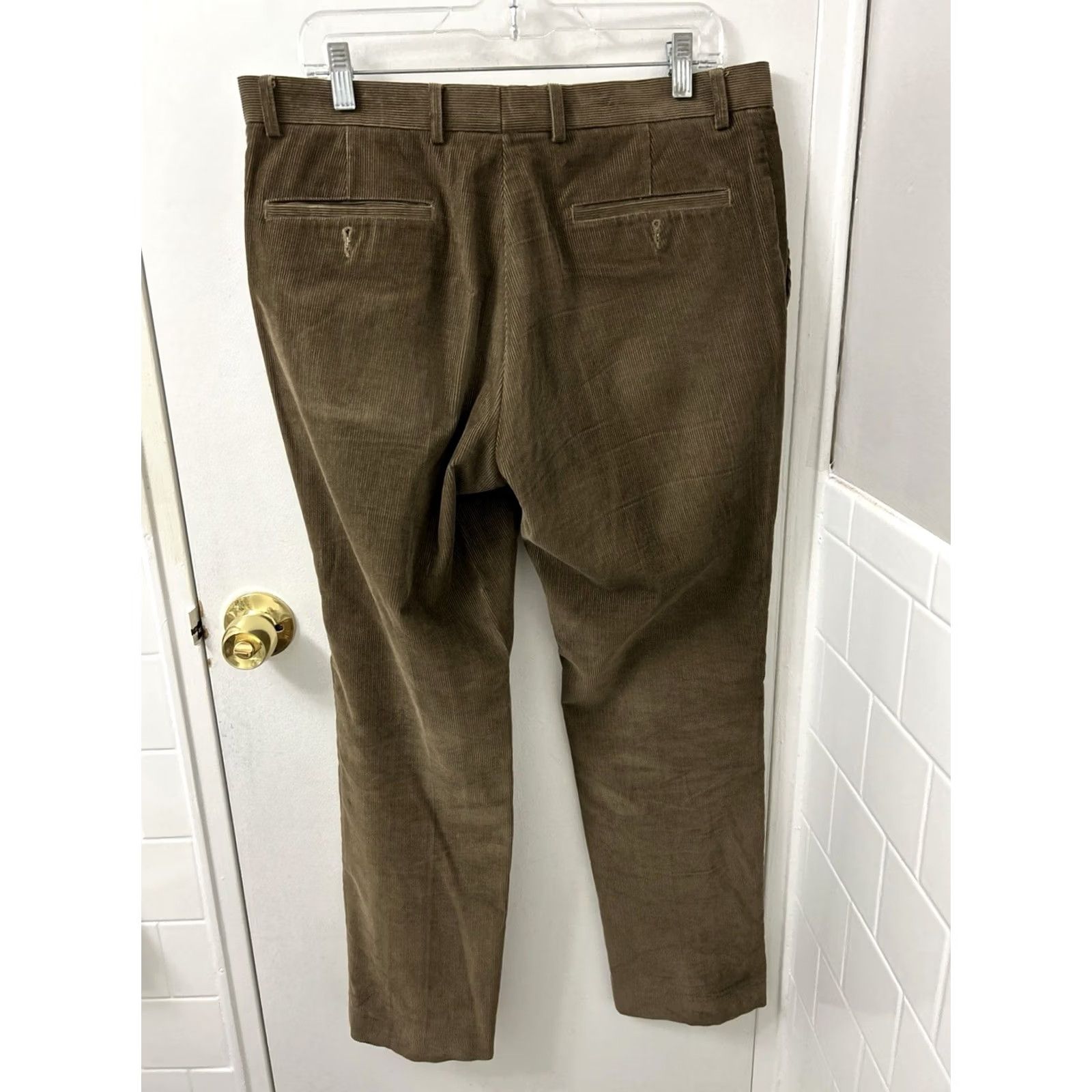 Ralph Lauren VINTAGE? No. Lauren Ralph Lauren Corduroy Pants Mens 34x30 Brown 100% Cotton Trousers Size US 34 / EU 50 - 7 Thumbnail