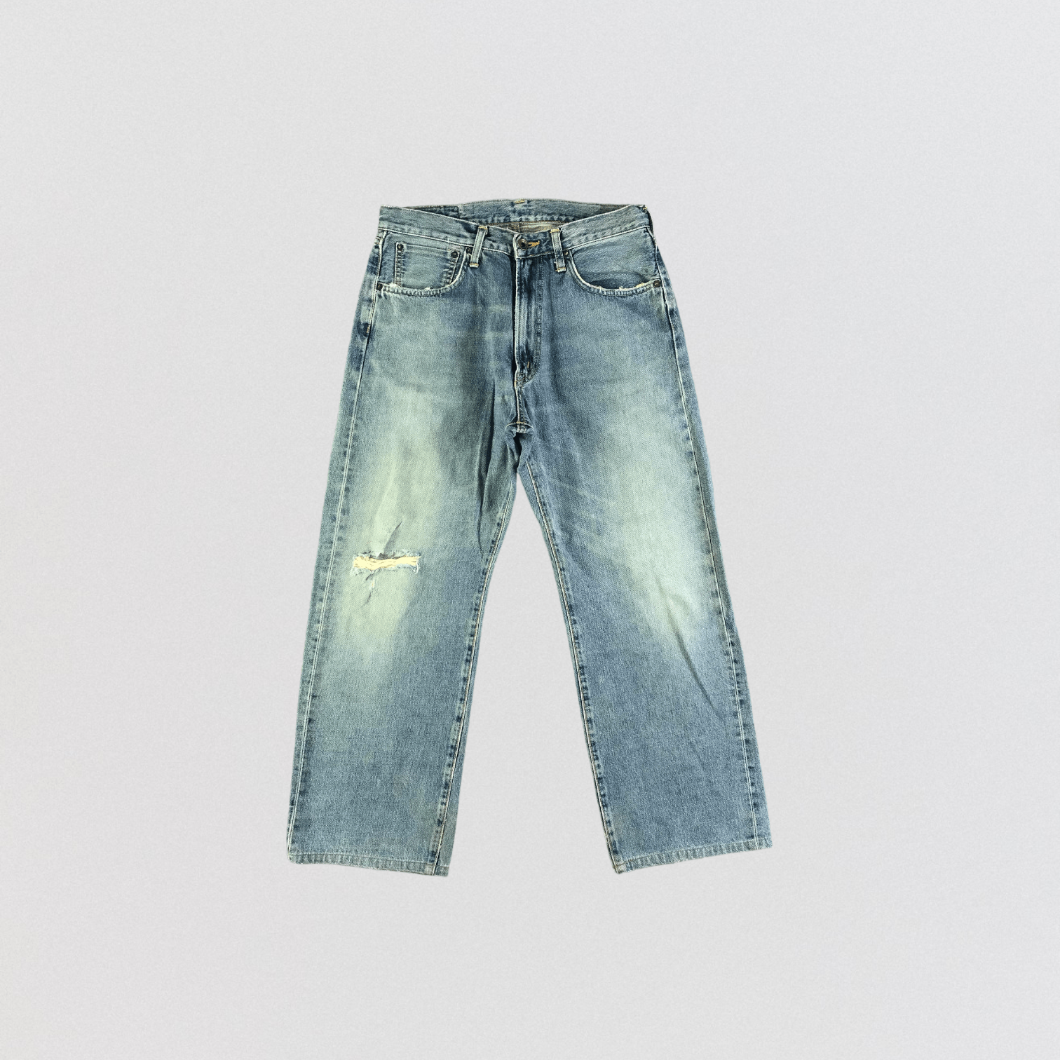 Edwin Vintage Light Wash Edwin 505 Selvedge Jeans-JM3576 Size US 32 / EU 48 - 1 Thumbnail
