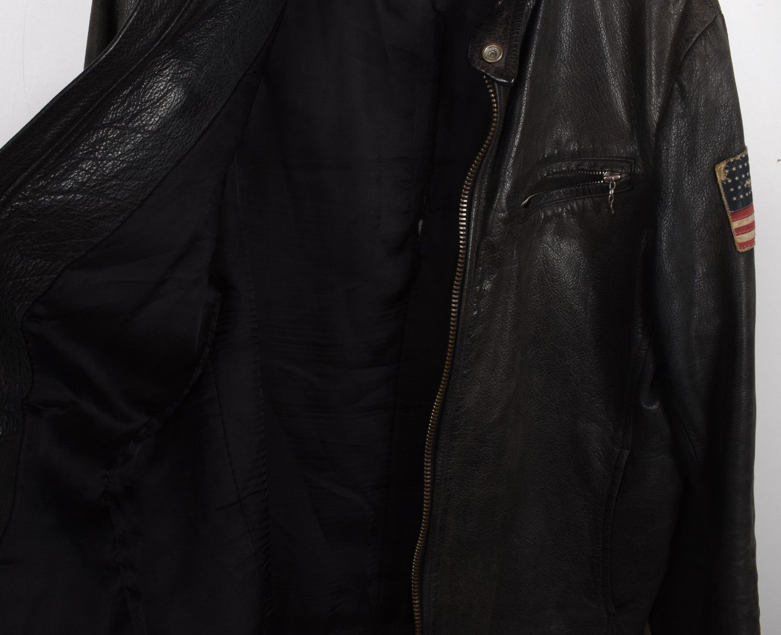 Ralph Lauren Ralph Lauren Men Leather Jacket Size L, S1553 Size US L / EU 52-54 / 3 - 8 Thumbnail