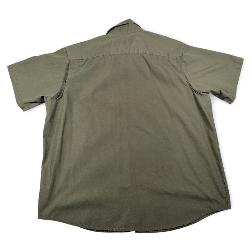Vintage Jesse James Shirt Adult LARGE Green Industrial Workwear Shop Mechanic Button Up Size US L / EU 52-54 / 3 - 3 Thumbnail