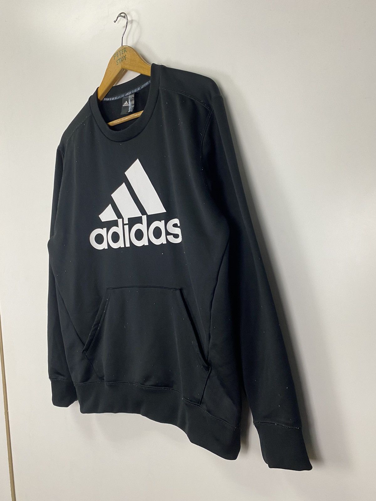 Adidas × Vintage Adidas big logo sweatshirt Size US L / EU 52-54 / 3 - 4 Thumbnail