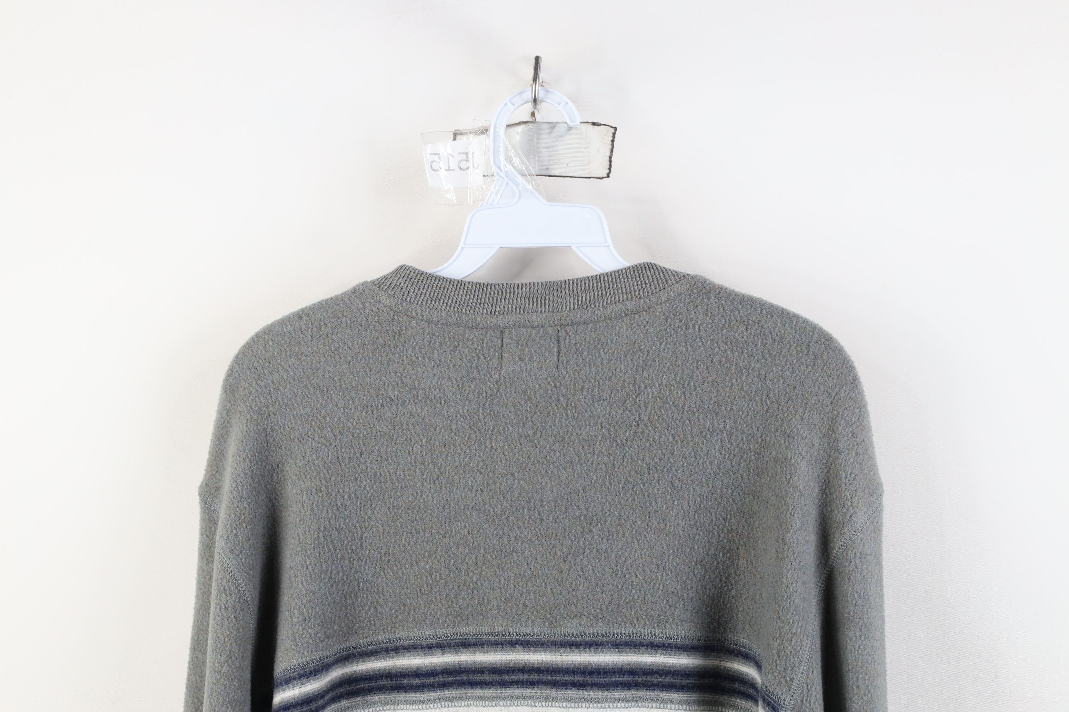 Vintage Vintage Y2K Streetwear Block Fleece Lightweight Sweater Size US L / EU 52-54 / 3 - 10 Thumbnail