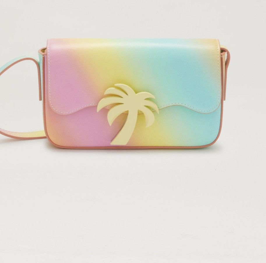 Palm Angels Palm Angels "Palm Beach shoulder bag in rainbow calf leather Size ONE SIZE - 1 Thumbnail