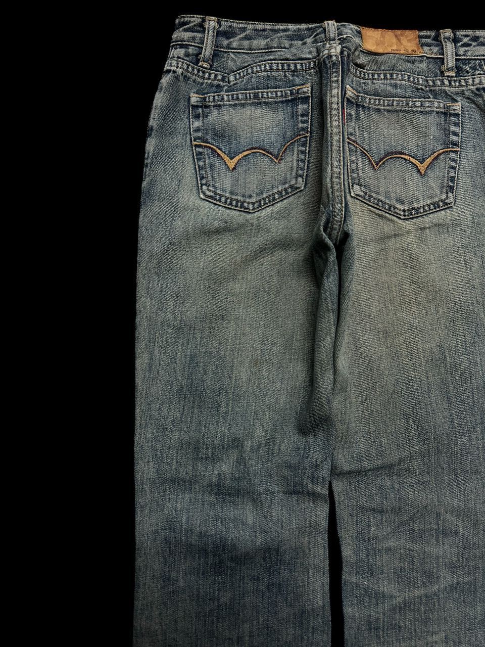 Edwin INSANE Vintage 80s Edwin Rusty Mudwash Distressed Jeans Size US 27 - 14 Thumbnail